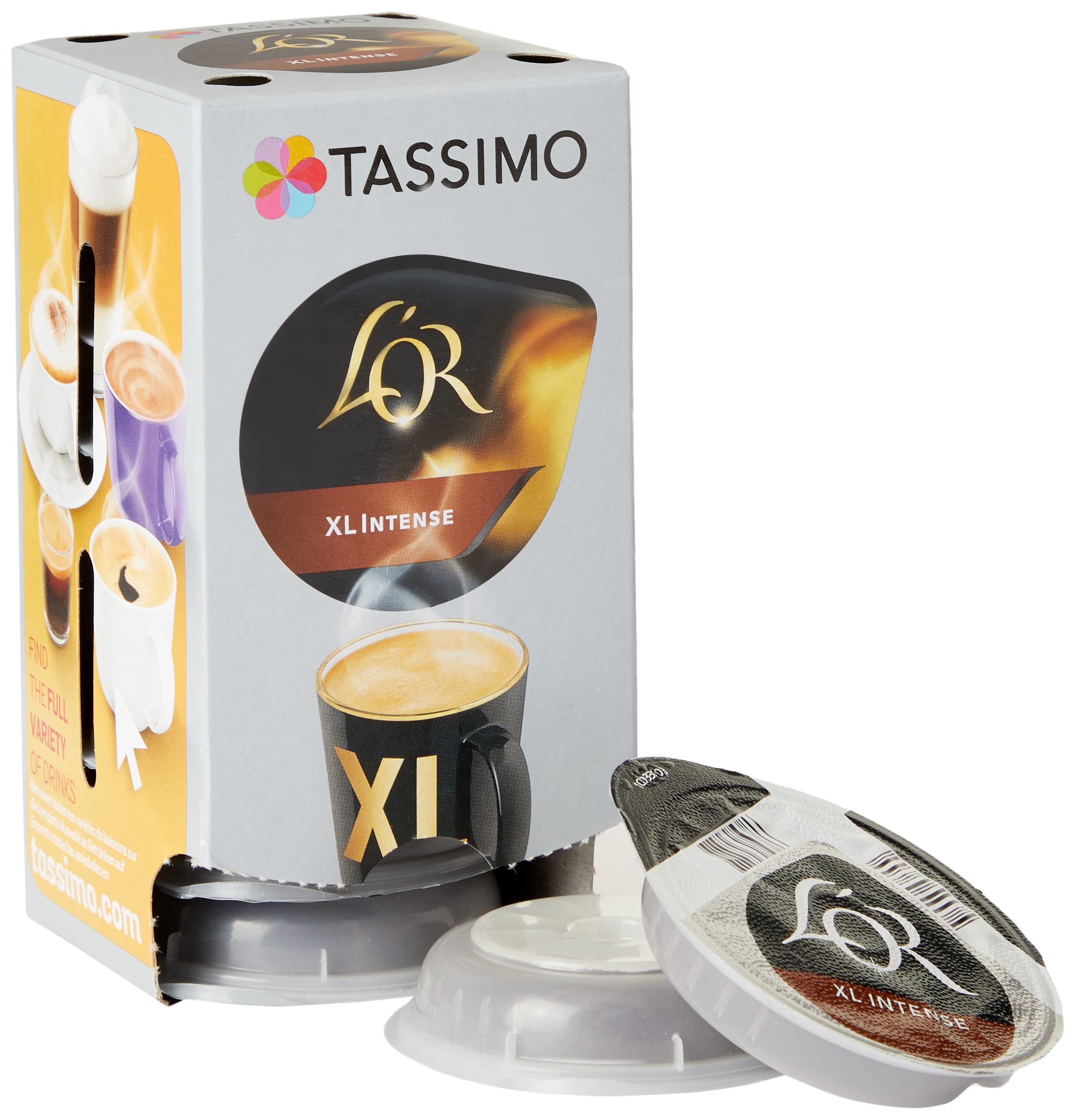 Tassimo L'OR XL Intense, 5 x 16 cialde, 80 capsule di caffè