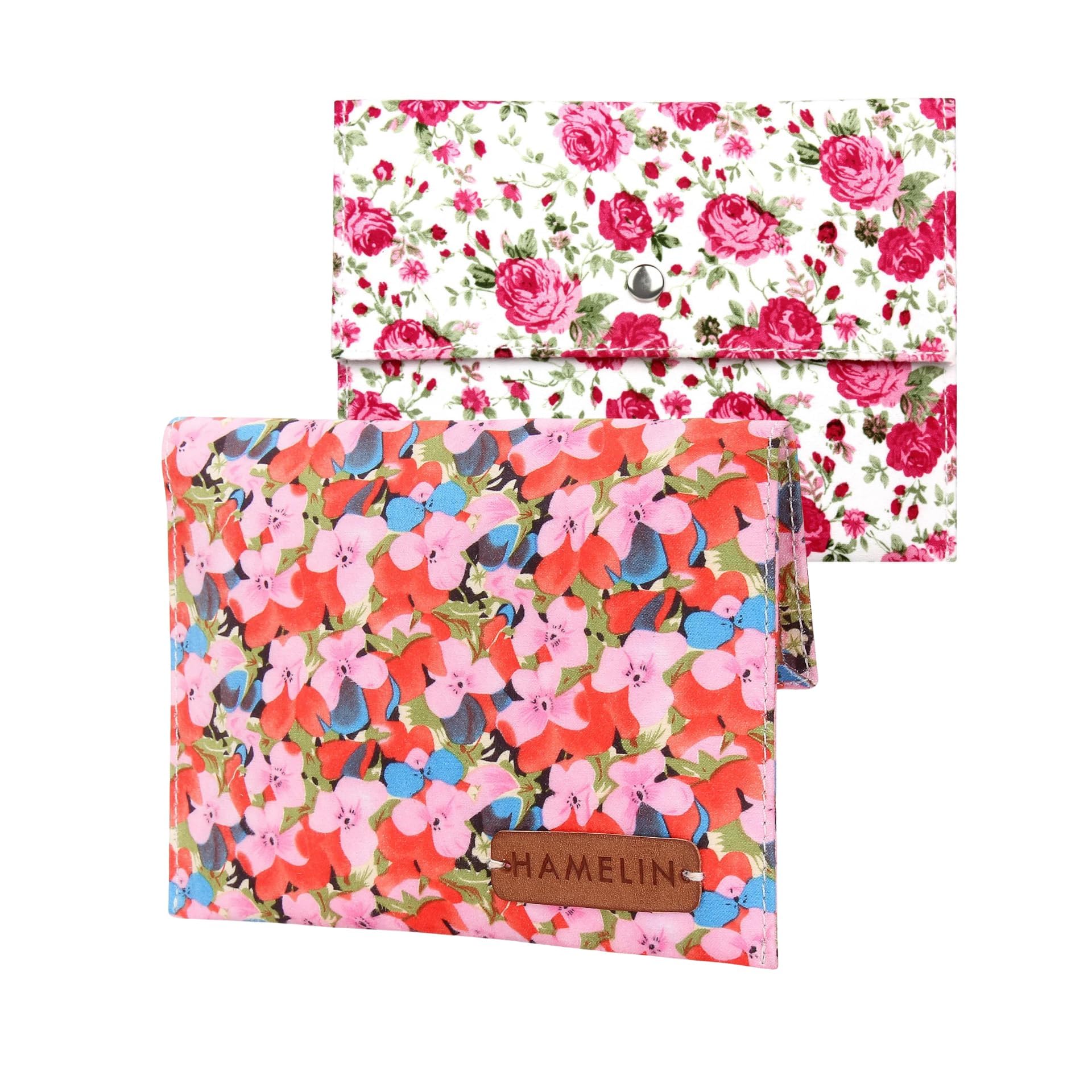 HAMELIN Sanitary Napkin Storage Bag for Women | Sanitary Pad, Tampon Holder | Small Privacy Pouch for Teen Girls | Sanitary Pads Pouch | Travel Friendly Menstrual Period Kit Organizer | Pack of 2 (B01N7GC6IS) Amazon Price History, Amazon Price Tracker