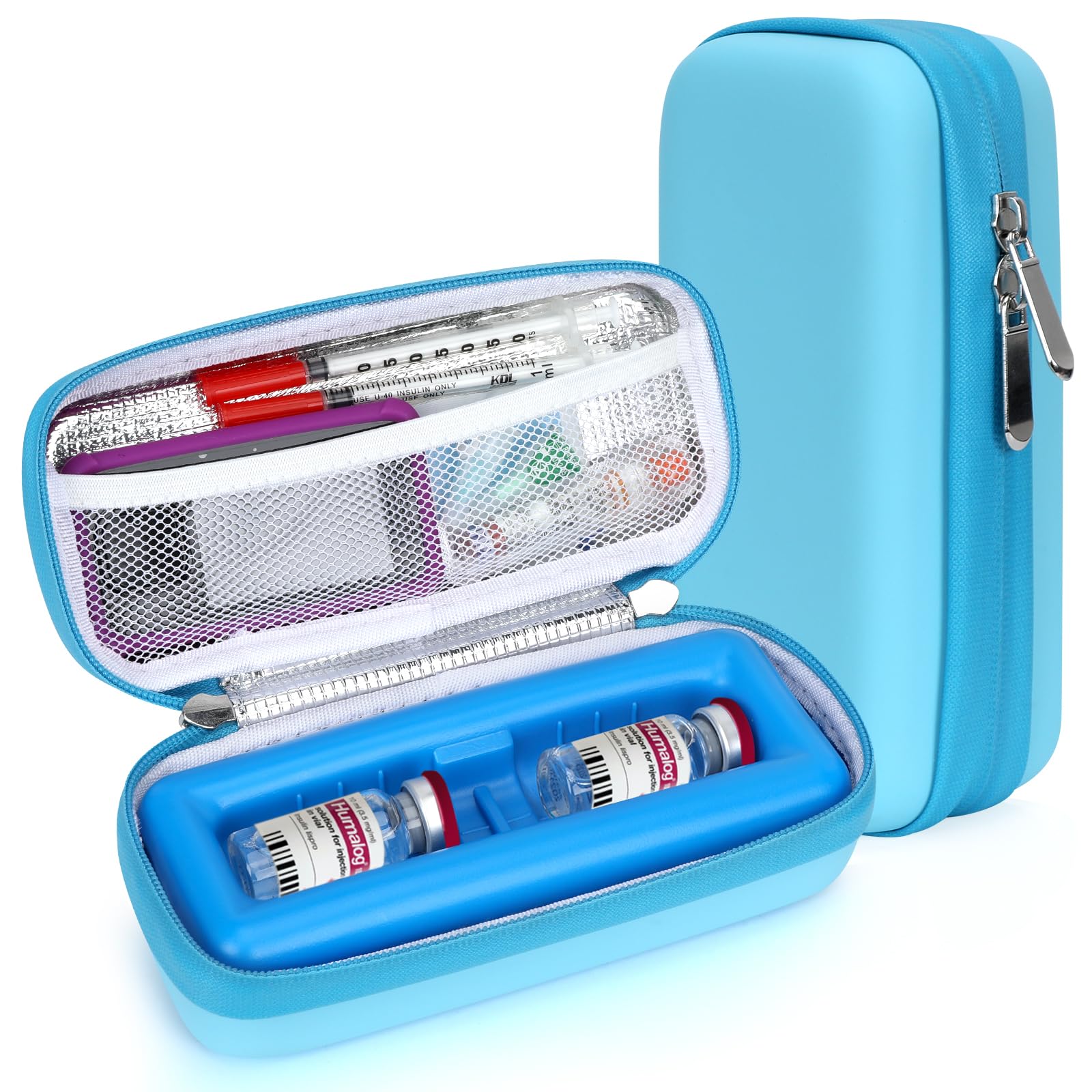 Photo 1 of YOUSHARES Insulin Cooler Travel Case Blue
