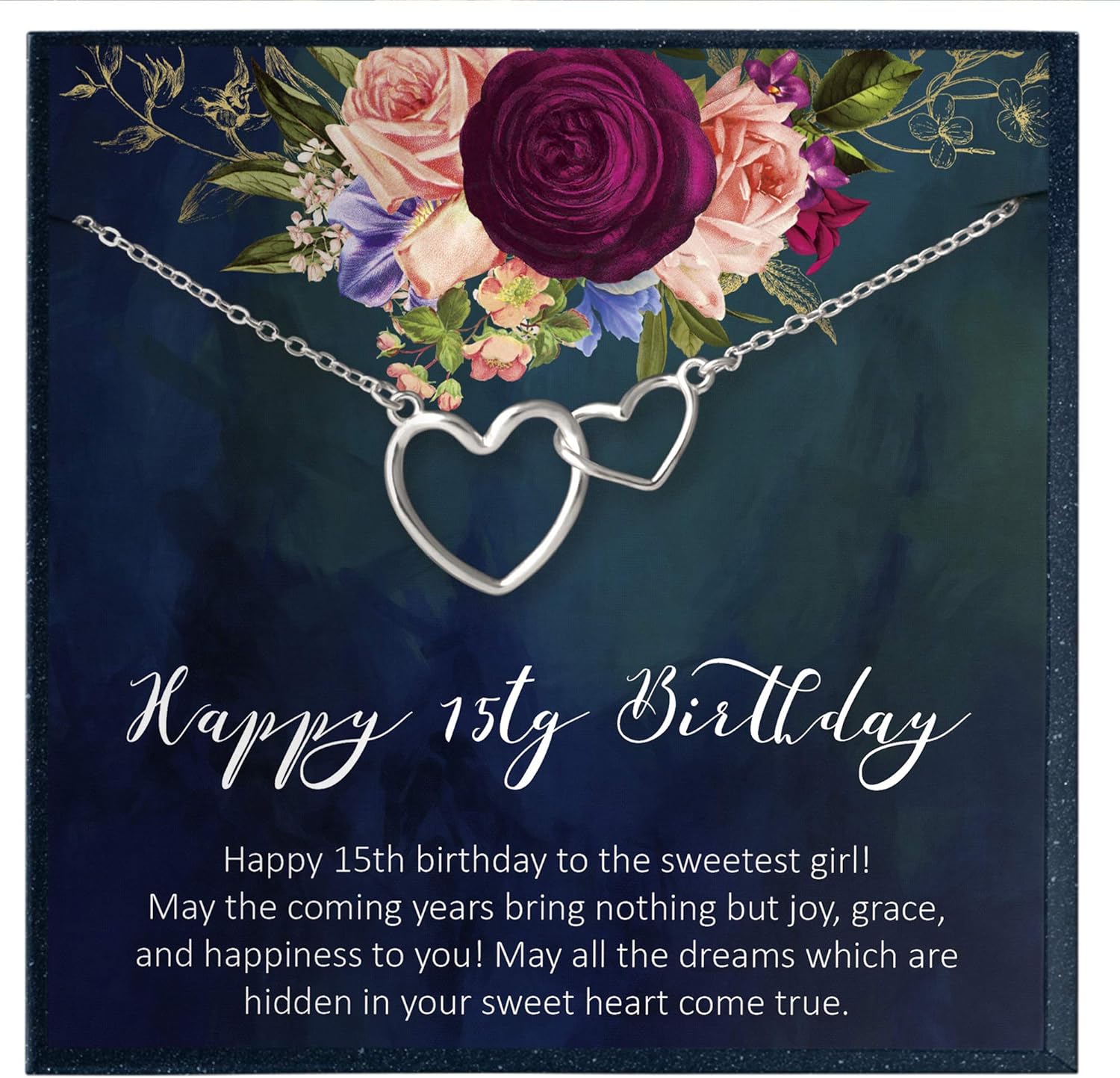 15th Birthday Gifts for 15 Year Old Girl 15 Birthday Gifts for 15 Birthday Gifts for Quinceanera Gifts for Fifteen Birthday Gifts for Girl Necklace
