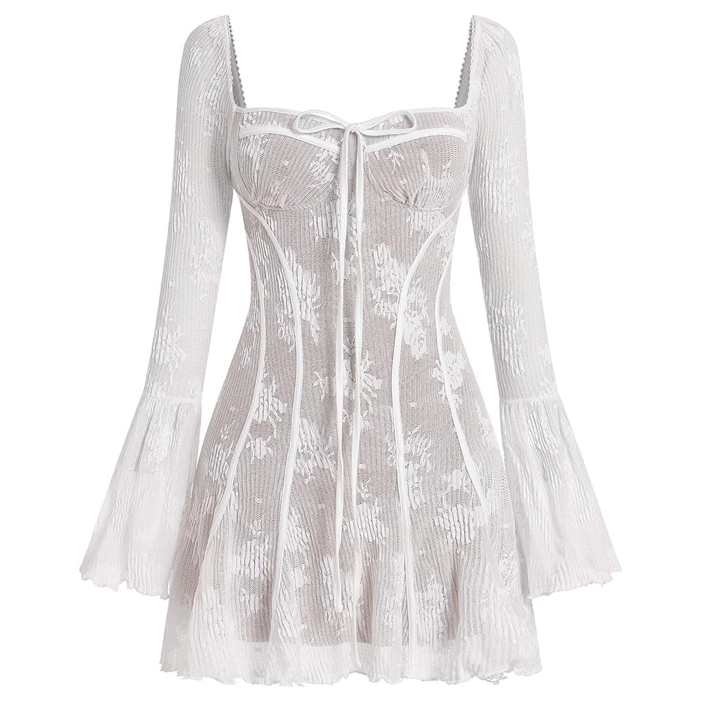 Amazon.com: Corset Mini Dress Floral Lace Short Low Cut Open Amazon.com: Corset Mini Dress Floral Lace Short Low Cut Open