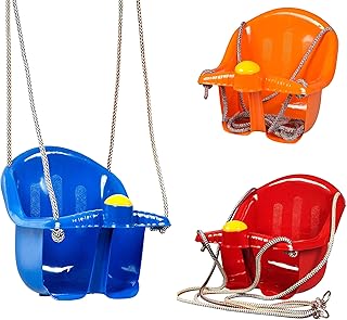 Childrens Childs Toddler Adjustable Outdoor Garden Rope Safety Safe Swing Seat