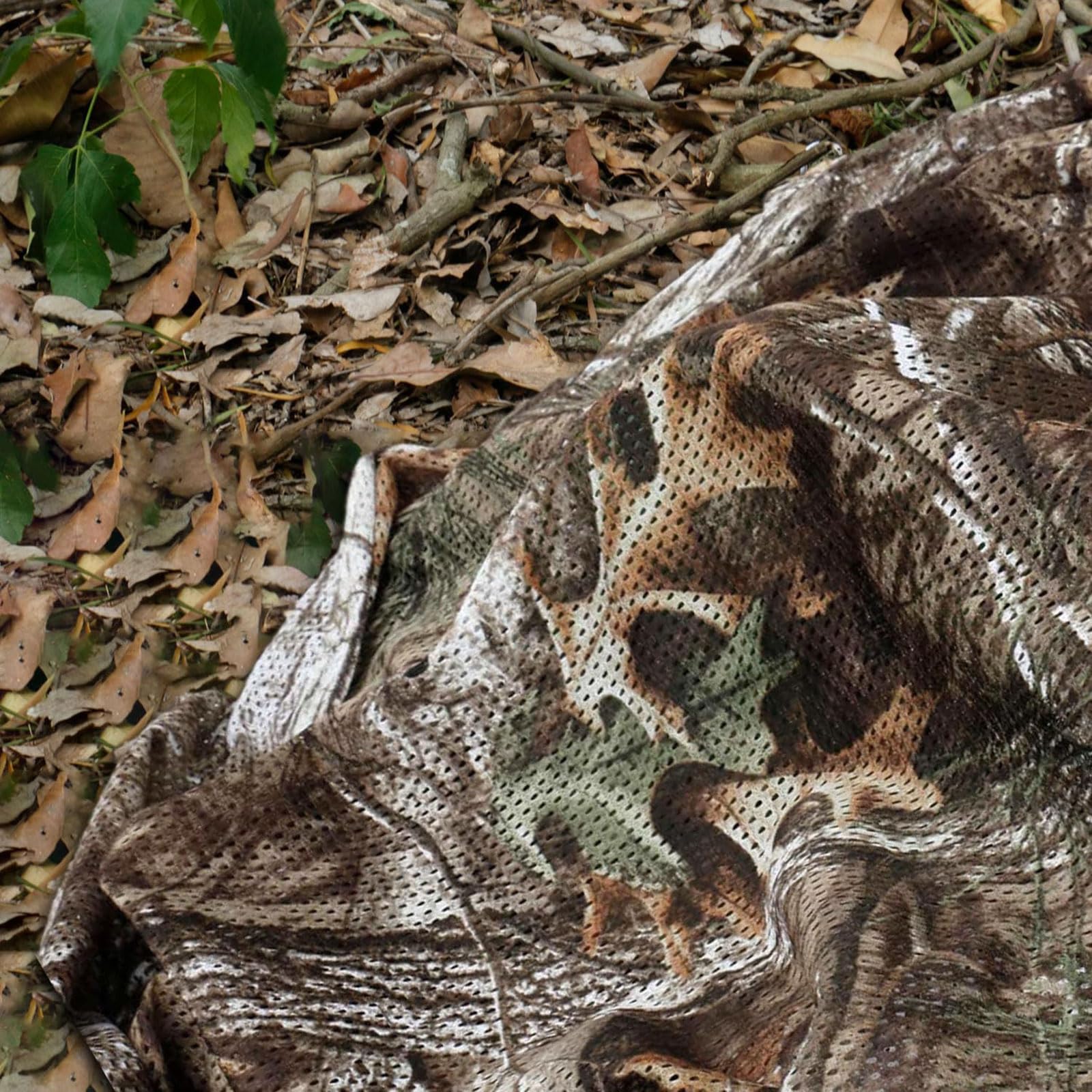 WINWAY Tarnnetz 75D Leichtes Stofftuch Camouflage Netz für Sonnenschutz Sichtschutz Tarnung Jagd Garten Camping Dekoration und vieles mehr