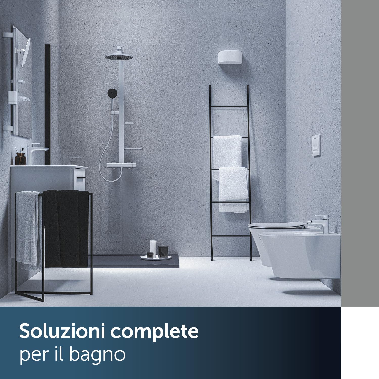 Ideal Standard – Alu+ Miscelatore da lavabo, 120 mm proiezione del beccuccio, Raddrizzatore di flusso, risparmio d'acqua, tecnologia Blue Start, FirmaFlow, elementi principali in alluminio, Silver