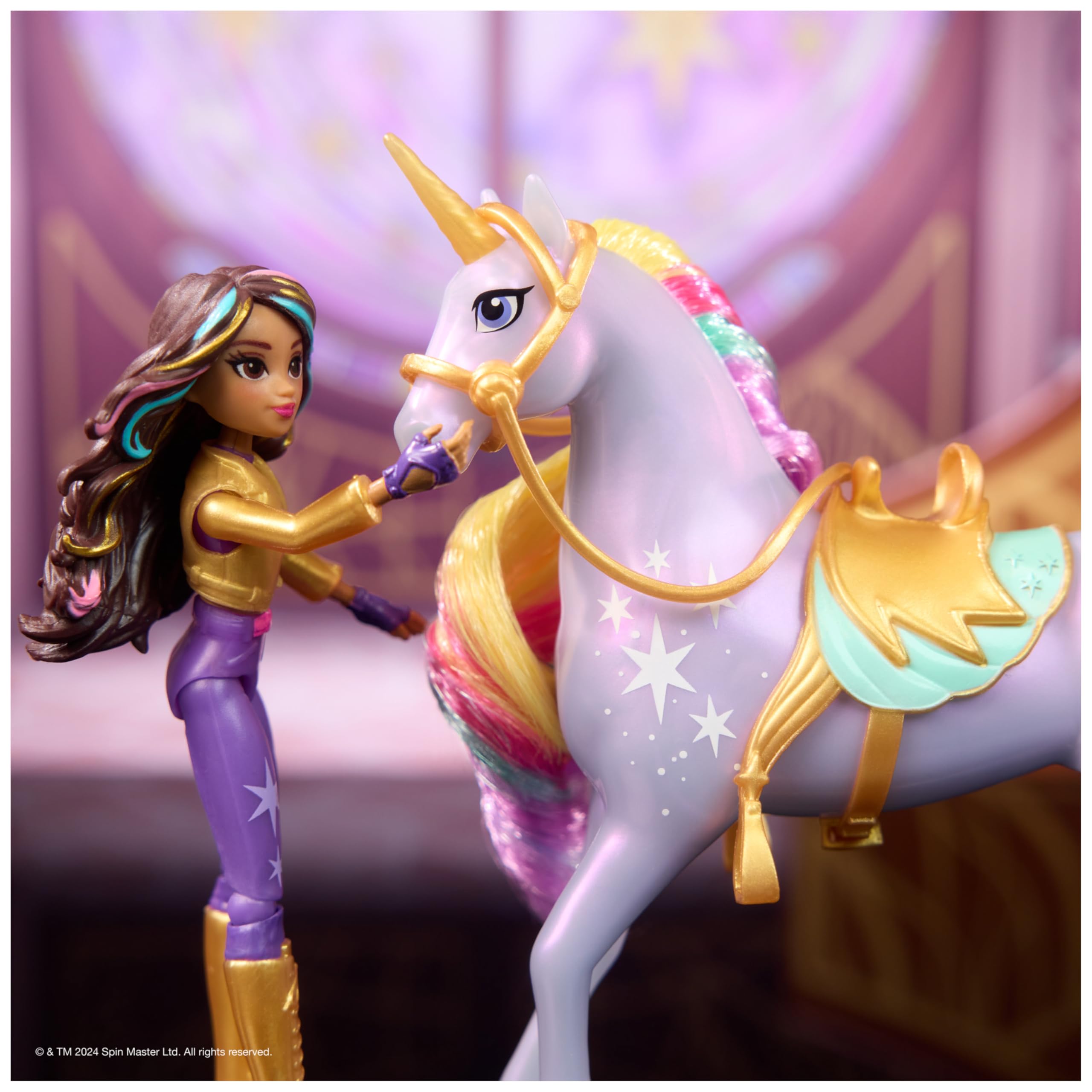 Unicorn Academy, Pacchetto Avventura Libera la magia con Sophia, AVA, Ravenzella, Wildstar, Leaf e Molto Altro Ancora, Bambole e Giocattoli Unicorno per Bambine dai 4 Anni in su
