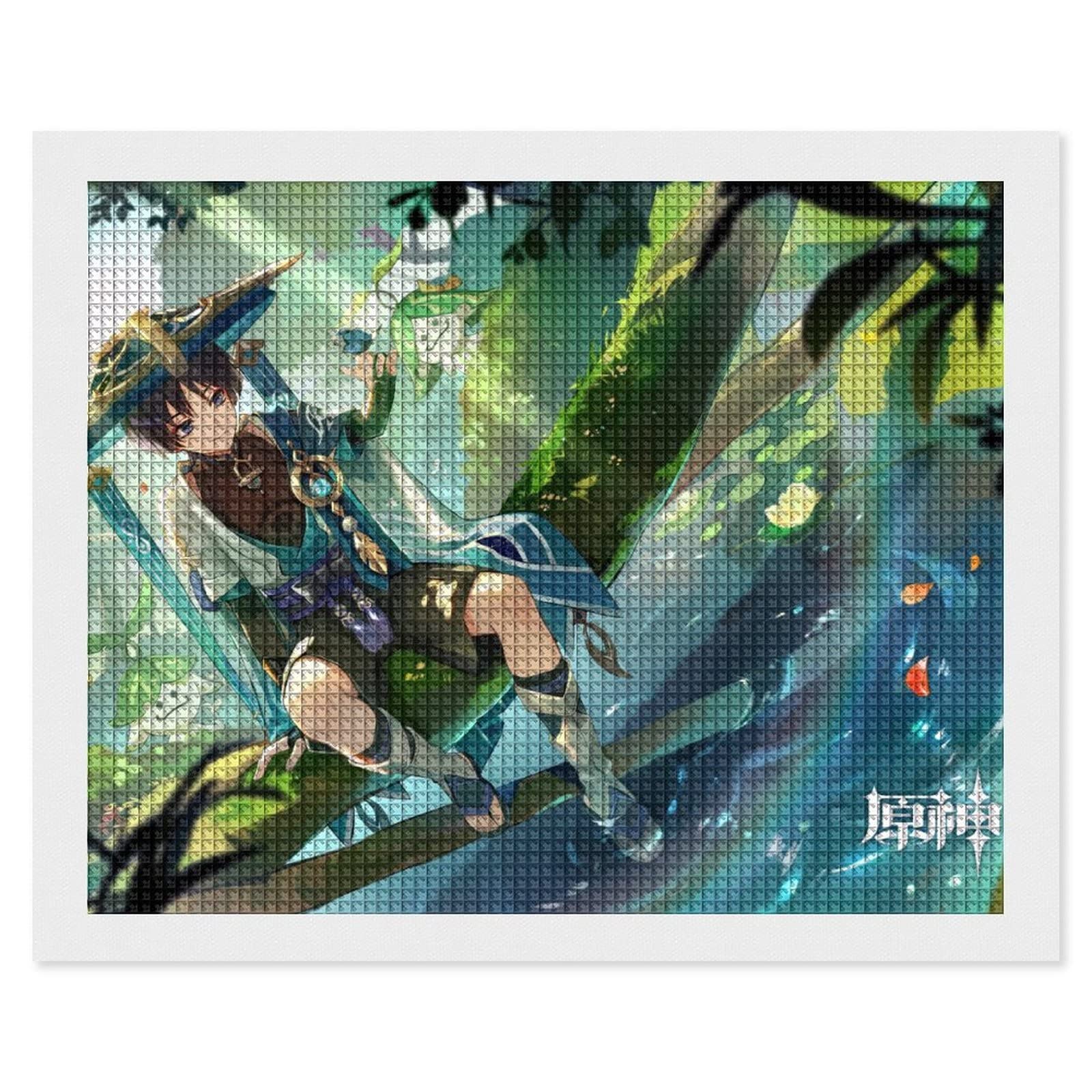 Amazon | 原神ダイヤモンドアートダイヤモンドペインティング全面貼