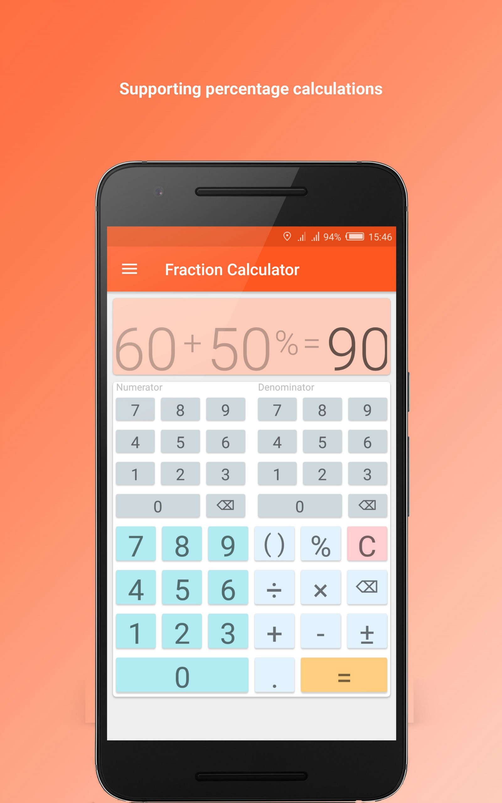 Fraction Calculator - App on Amazon Appstore