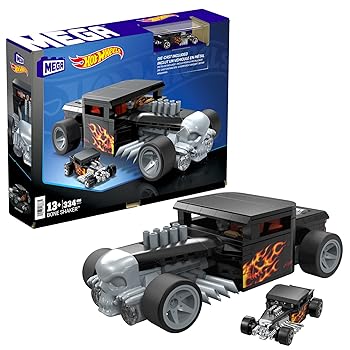MEGA Hot Wheels Vehicle Building Toy Bone Shaker 904 Pieces
