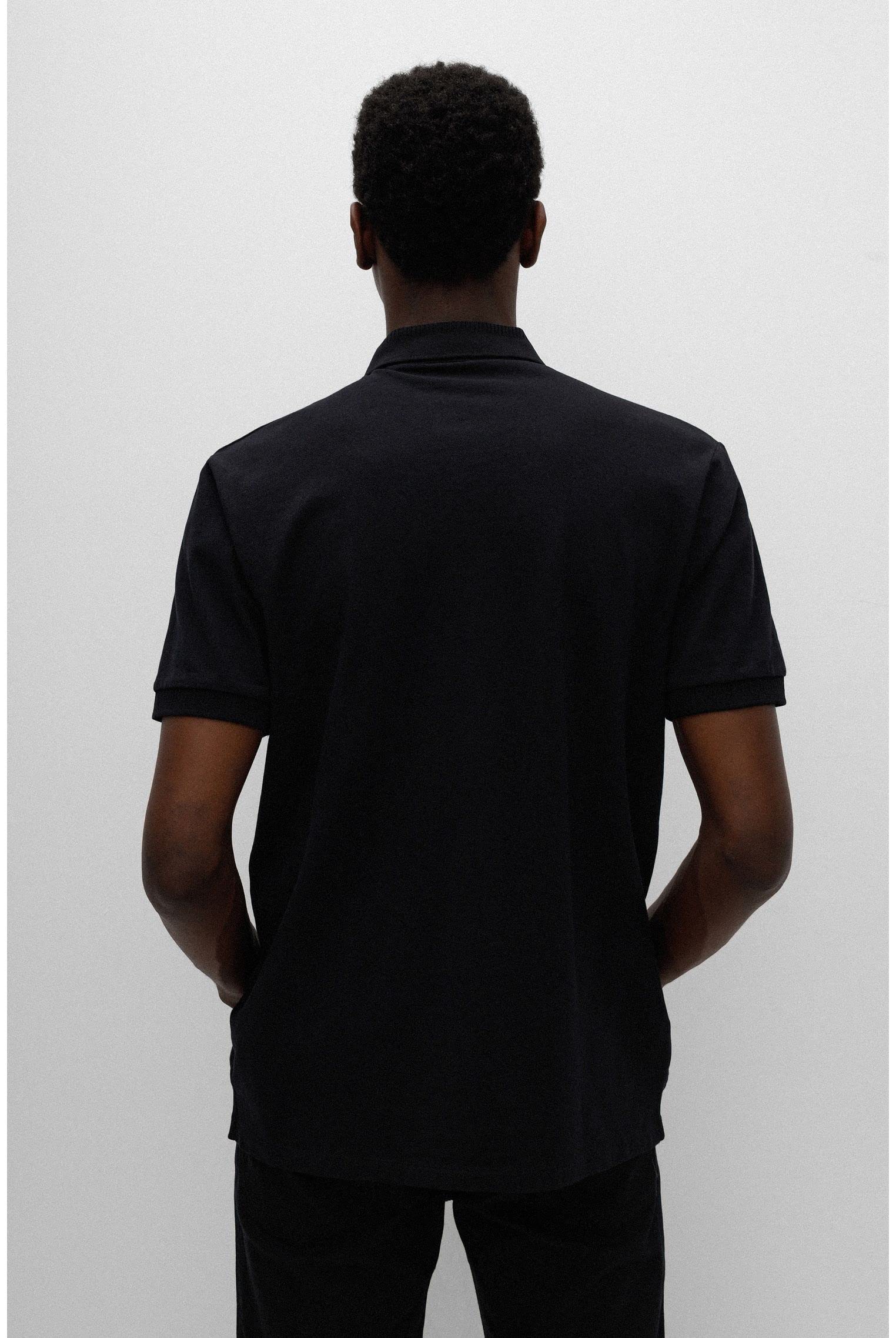 HUGO Herren Dereso222 Slim-Fit Poloshirt aus Baumwoll-Piqué mit Logo-Label