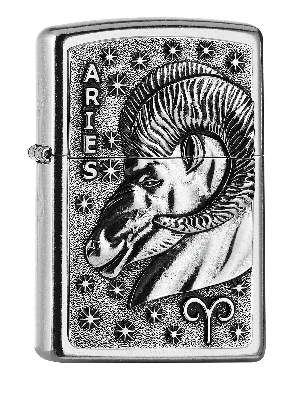 Zippo, 2006507, PL AA8207 - Accendino AriesTierkr. V19, in ottone, design, 5,83,81,2