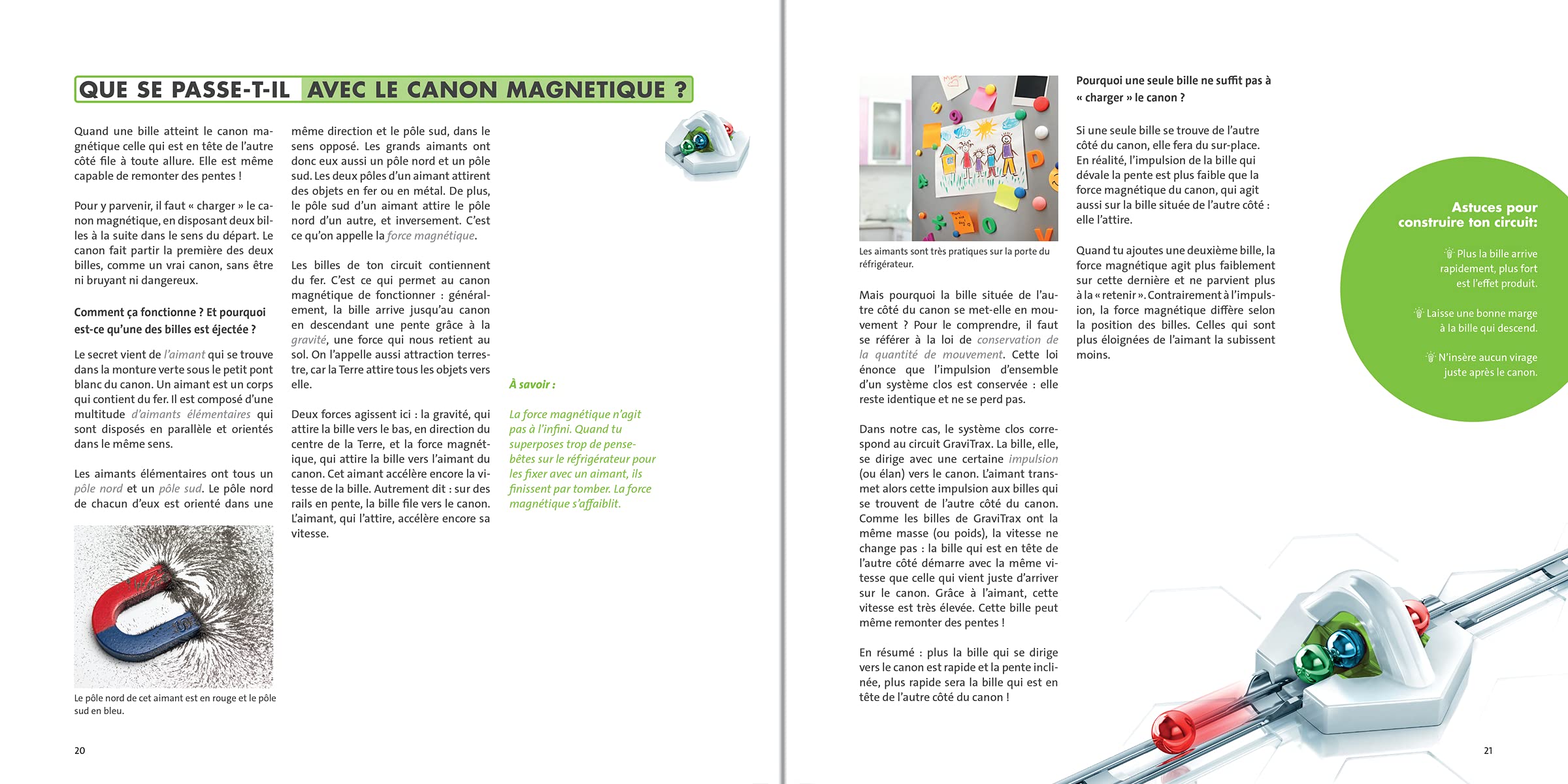 Ravensburger - Livre GraviTrax - 27001 - 110 pages - Astuces, challenges et plans de montage pour circuits de billes créatifs - Jeu de construction STEM - Enfants de 8 ans et plus - Version française