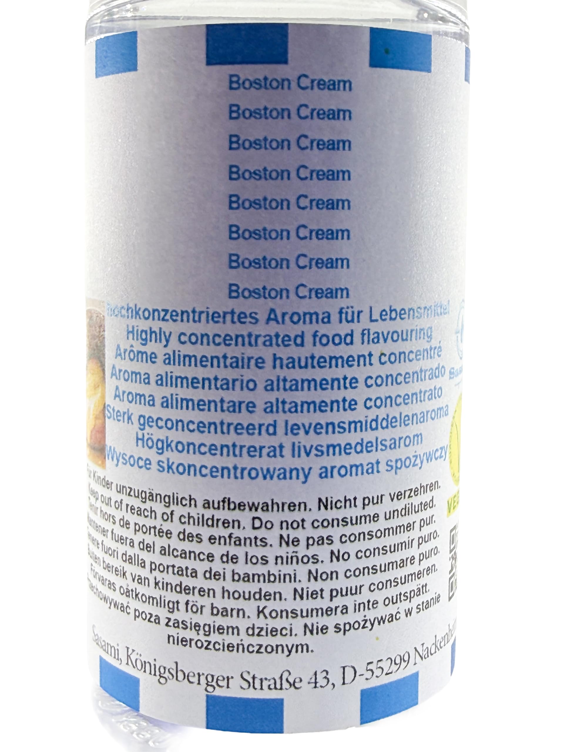 Boston Cream Flavor Concentrate - Vegan - Sasami - 100ml — view 6
