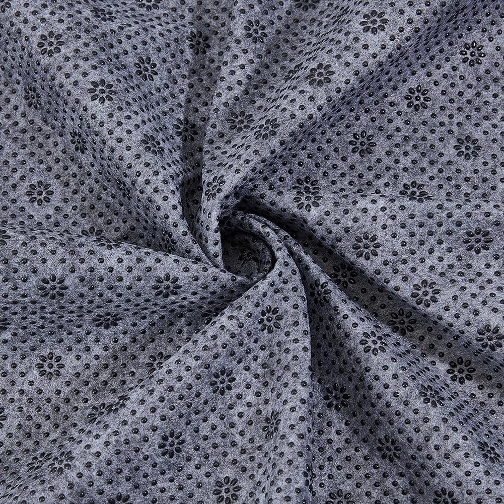 GORGECRAFT 27.8 x 27.8 Inch Antislip Rug Backing Fabric Gray Non Woven Fabric Non Slip Grippy Underlay Tufting Pad Cloth for Carpets Cushion Punch Needle Rugs Making DIY Craft Supplies