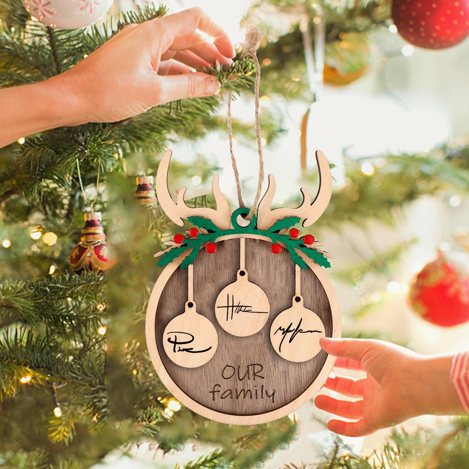 Jennifer Maker Christmas Name Ornaments Diy Cricut Christmas