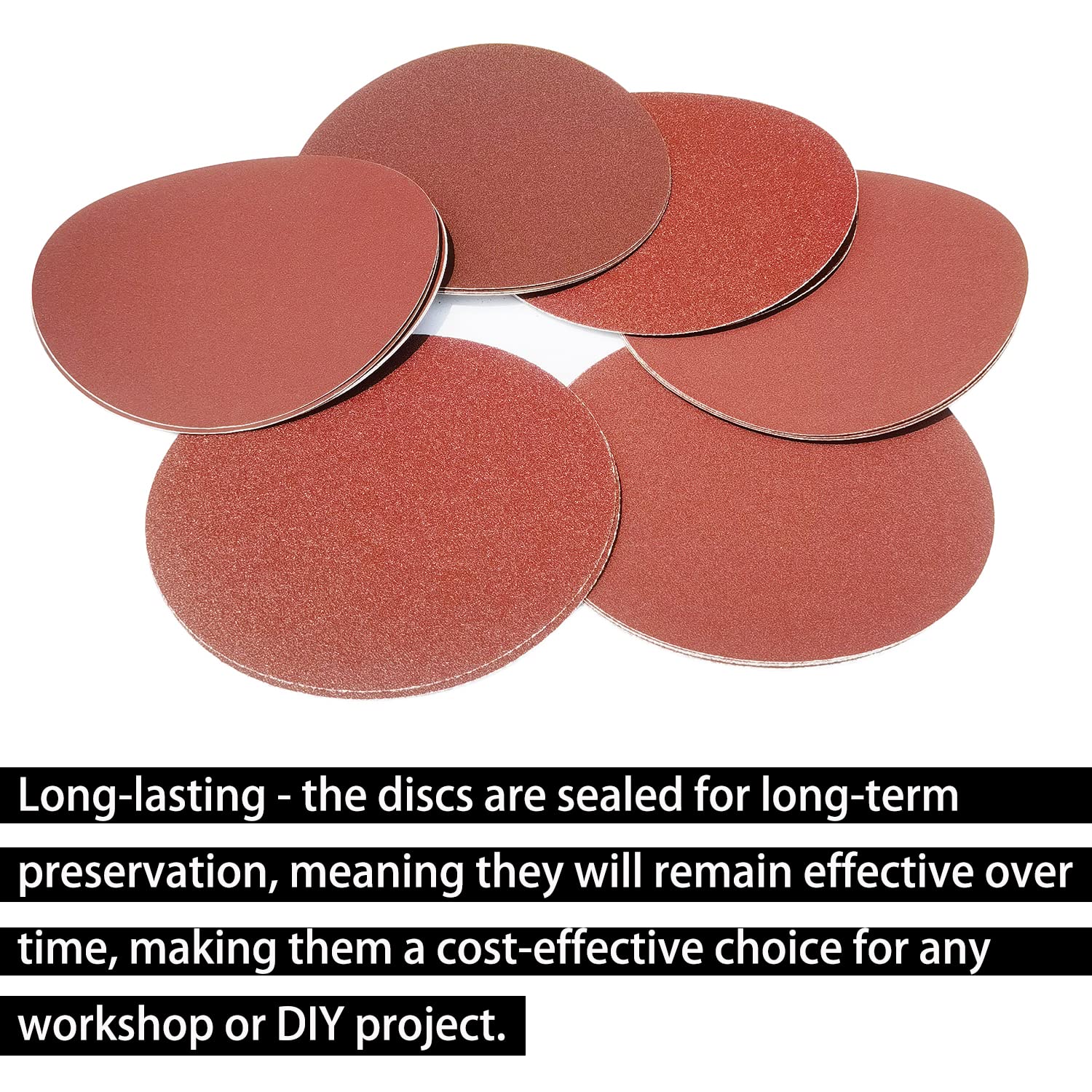 PSA Disco de lijado de óxido de aluminio, autoadhesivo