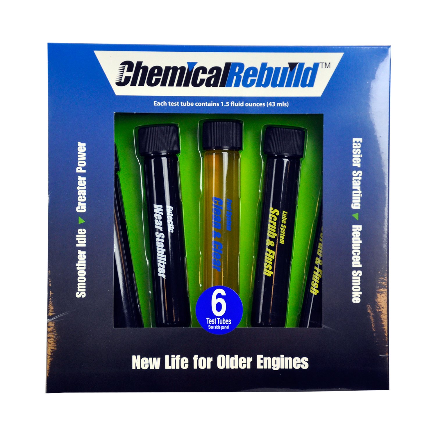 Opti 50126 Chemical Rebuild 6 Test Tube Engine Rebuild Kit