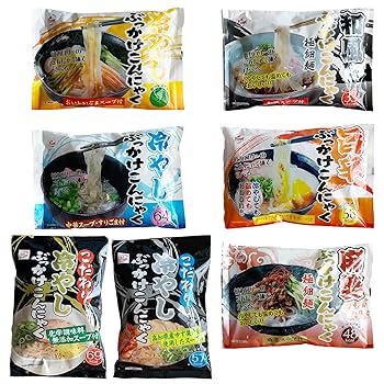 Amazon.co.jp: [カタオカ]こんにゃく麺7食(7種類×1) 簡単調理 冷