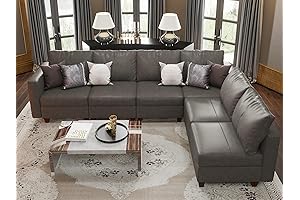 MODERN CONTEMPORARY ITALIAN LEATHER SOFA SECTIONAL