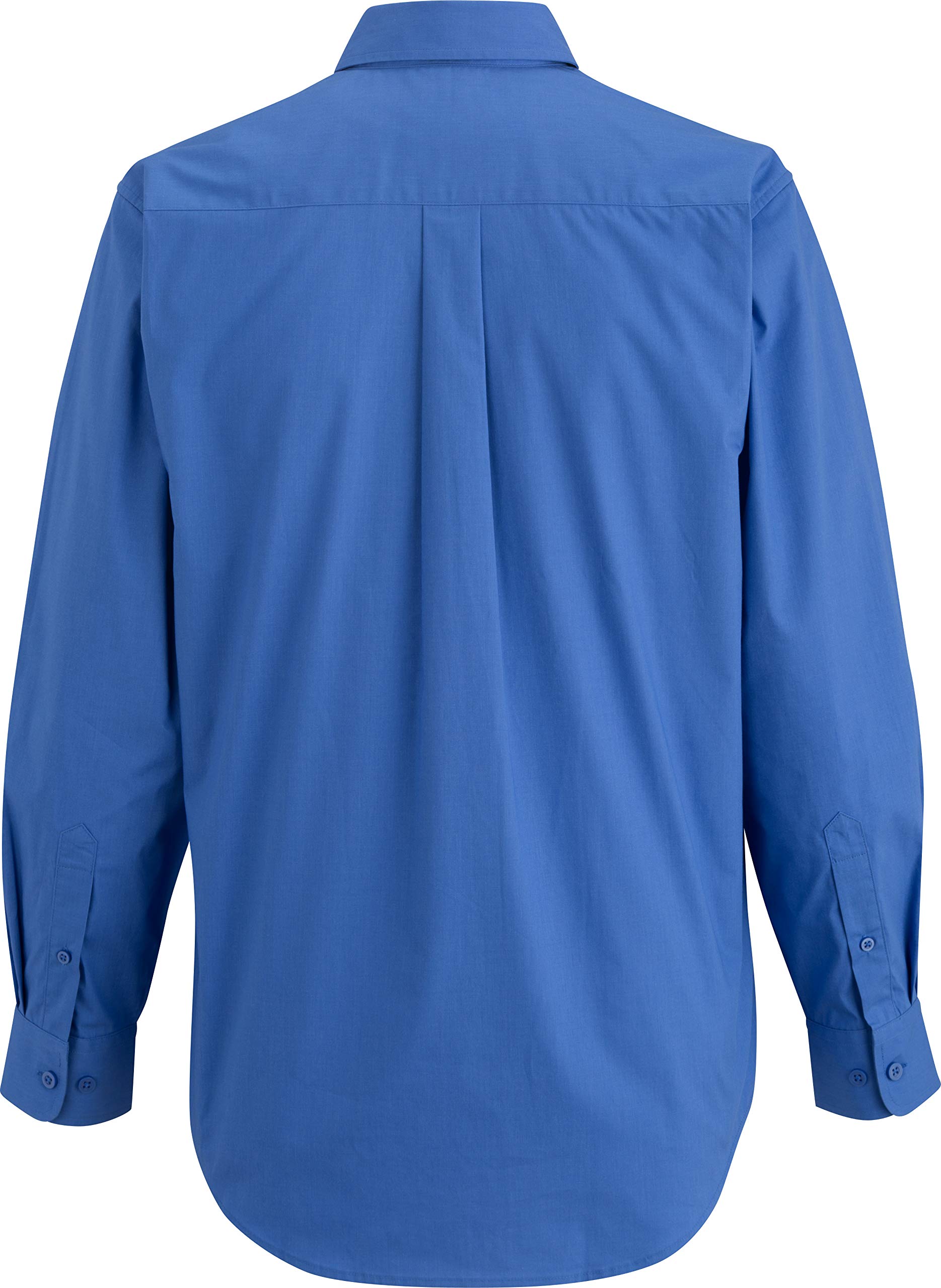 Edwards Men's Long Sleeve Stretch Poplin Shirt 3XL French Blue