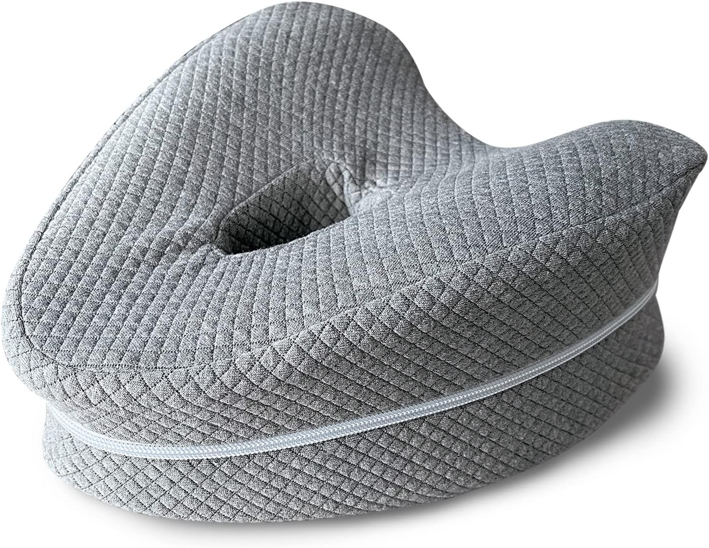 Knee Pillow for Side Sleepers, Memory Foam Wedge Leg Pillow