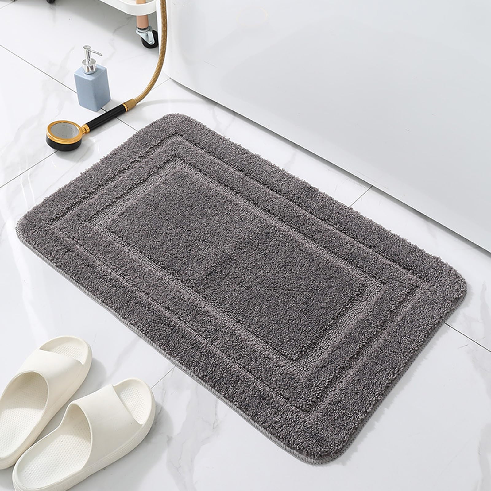 Tapis de bain en peluche épaisse de haute qualité pour sortie de douche