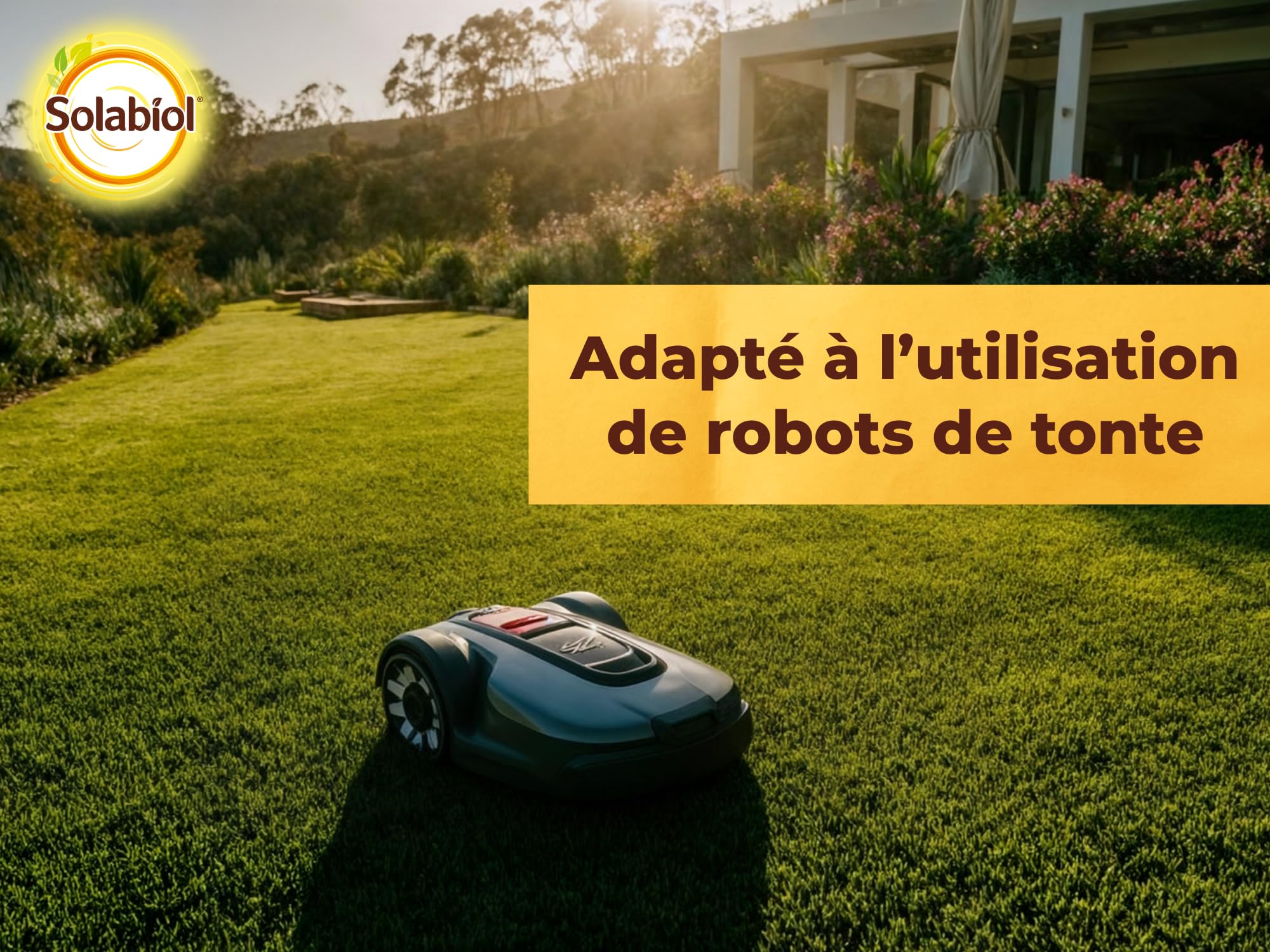 SOLABIOL Engrais Gazon 4 En 1 30Kg Jusqu'à 750m² Nutrion Longue Durée Effet Reverdissant
