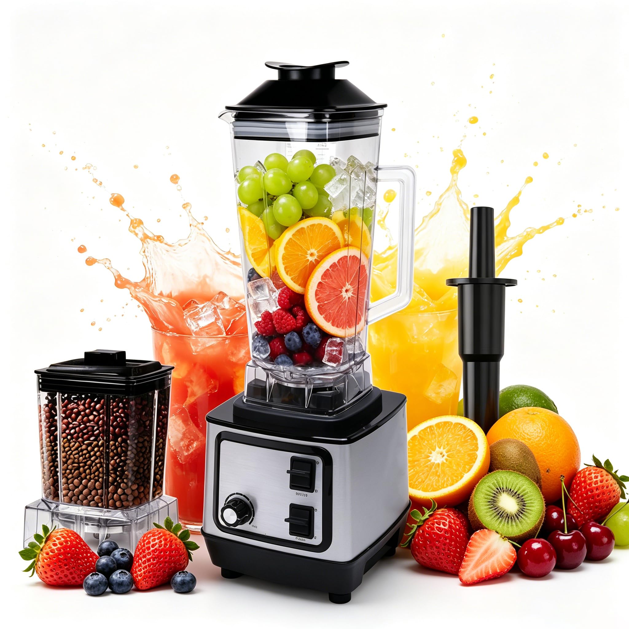 Blenders for Kitchen, High Speed Professional Smoothie Maker Food Processor