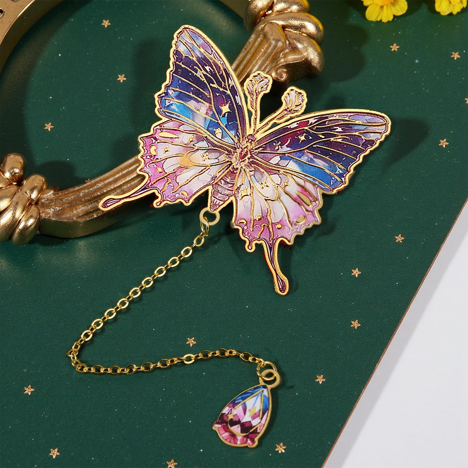 Marcapaginas Mariposa Metal Personalizado, Butterfly Bookmarks for Reading, Regalos Graduacion