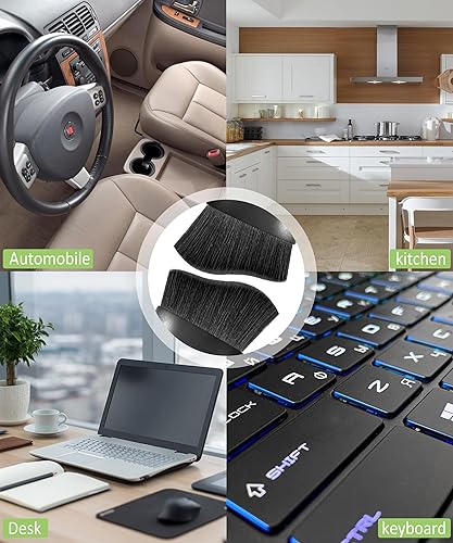 Miniatura 6 de Cepillo de detalles de coche, kit de limpieza de interiores para automóvil, cepillos de detallado de automóvil, herramienta de limpieza de coche,