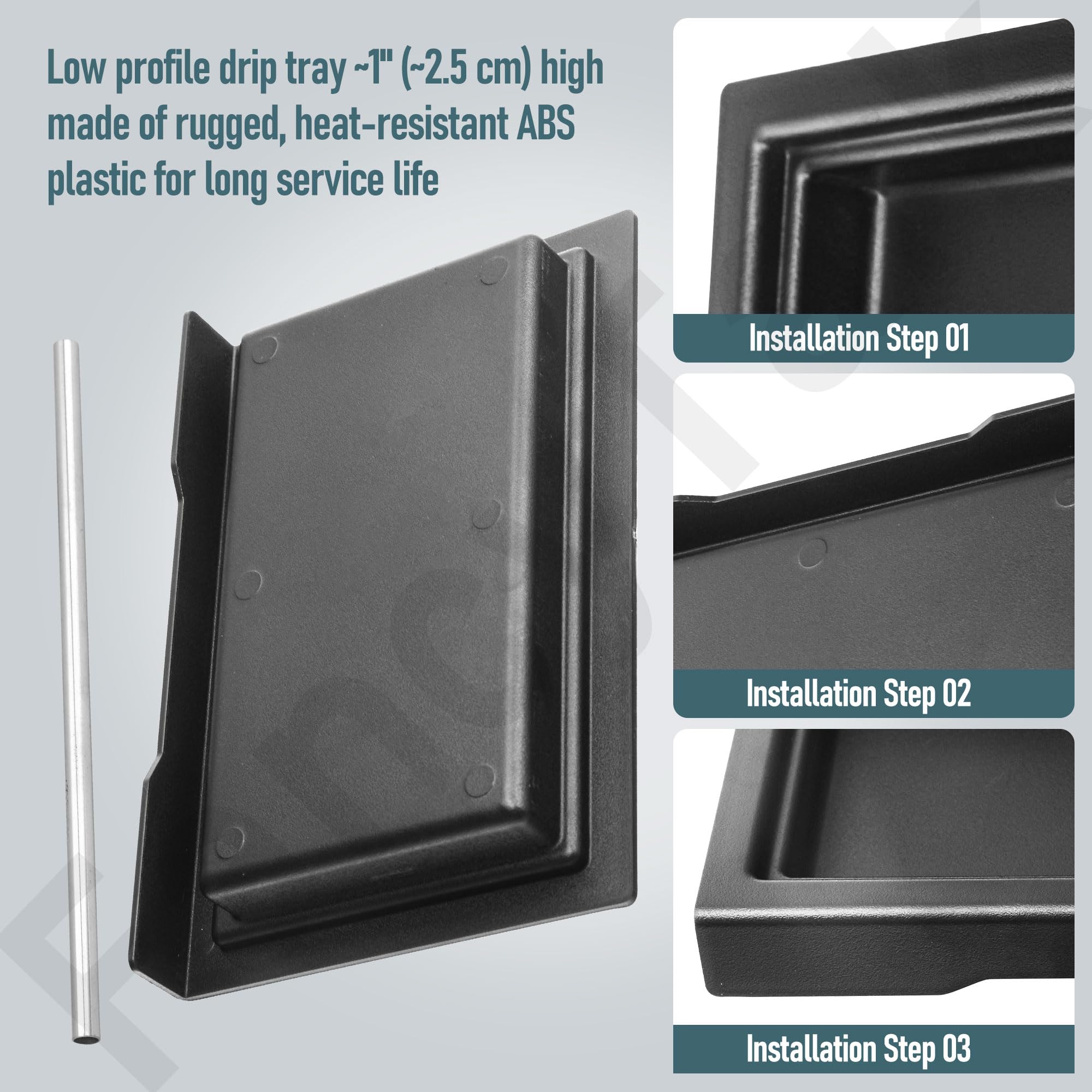 Plateau D'égouttement Fin à Profil Bas Et Kit De Modification à