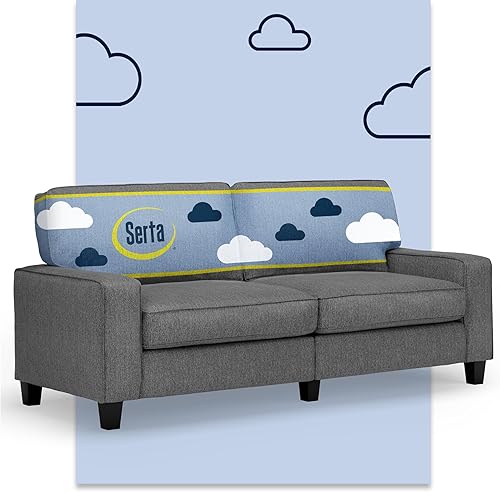 Miniatura 27 de Serta Palisades Sofás Tapizados para Sala, Sofá de Diseño Moderno, Tela, Bronceado Beige Bronceado,Beige,Marrón,Alforfón Beige,Marrón (Chestnut