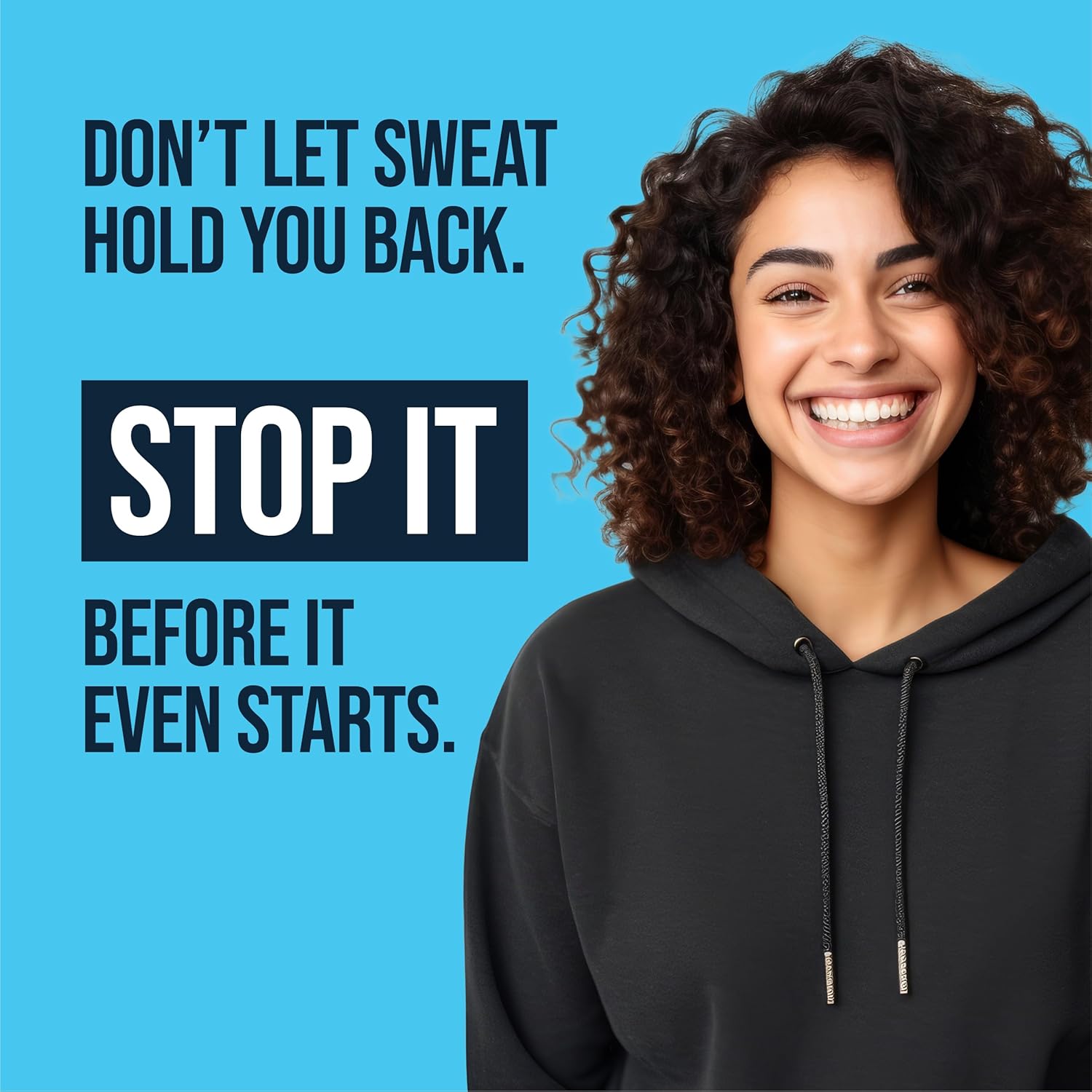 Antitranspirante clínico Cierto Dri Everyday Strength - Protección contra el sudor de 72 horas para hiperhidrosis - Recomendado por médicos - Apto para viajes - Aroma fresco - 2.6 oz (paquete de 1)