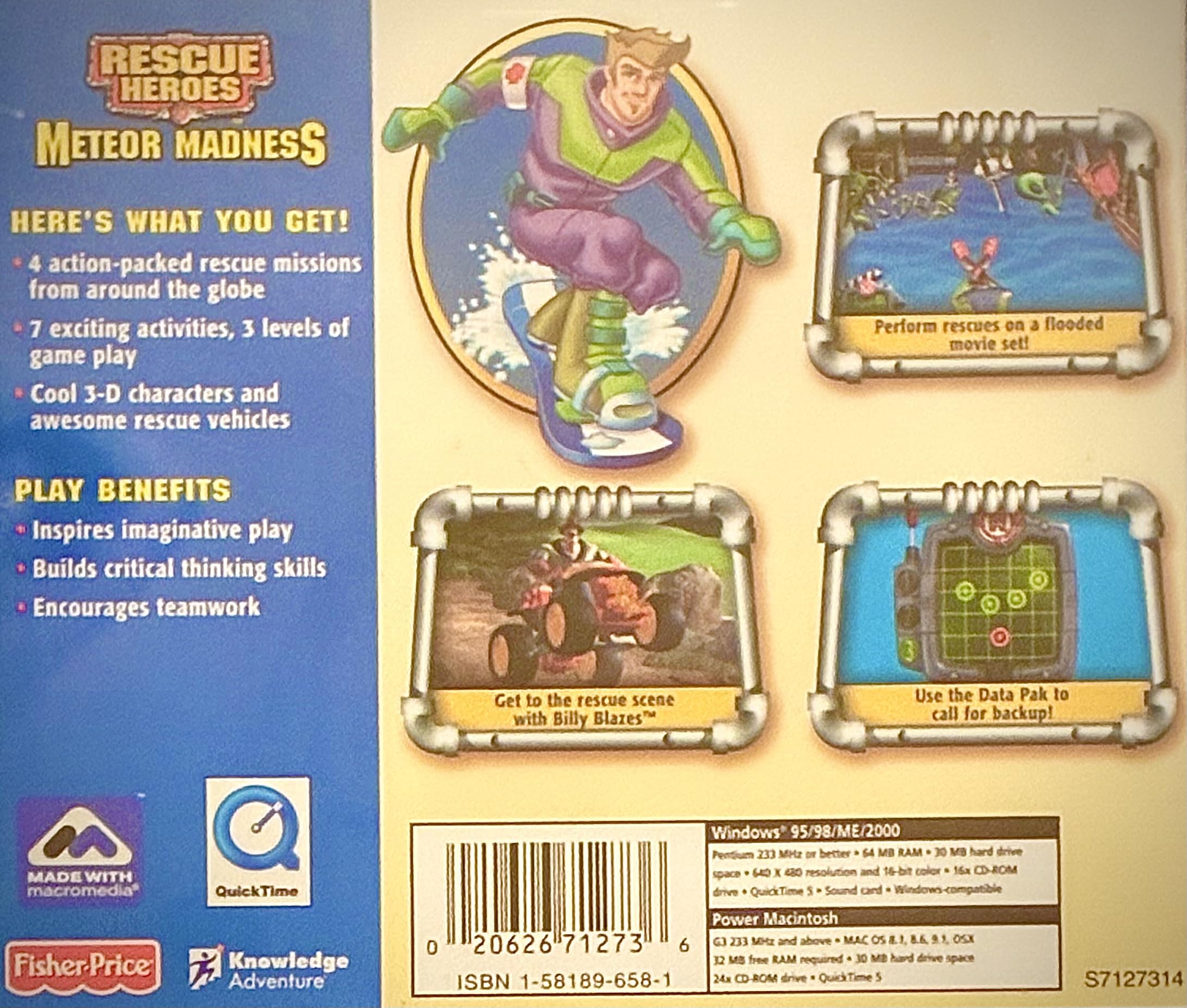 Amazon.com: Fisher-Price Rescue Heroes Meteor Madness - PC/Mac