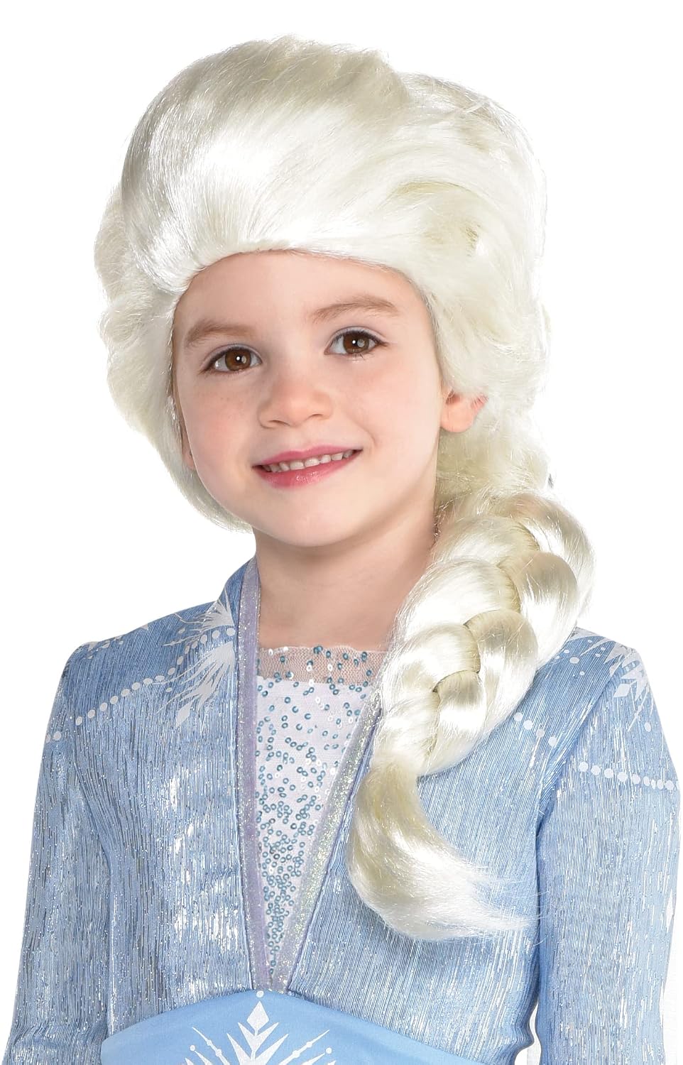 Party City Disney Frozen 2: Elsa Wig for Kids, Girls One Size