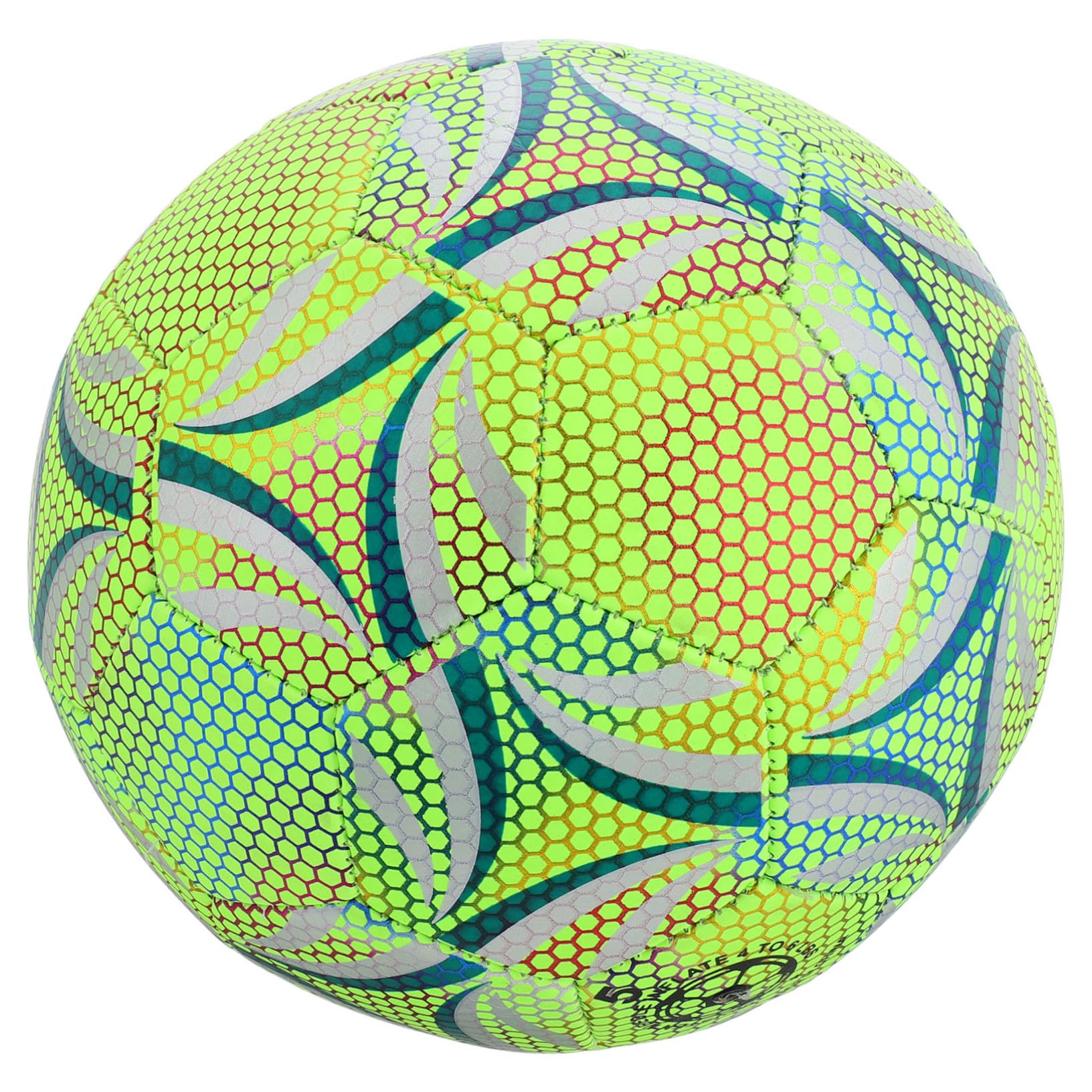 Cabilock Balón de Fútbol Fluorescente Robusto y Duradero para Entrenamiento Adultos para y Entrenamiento Seguro