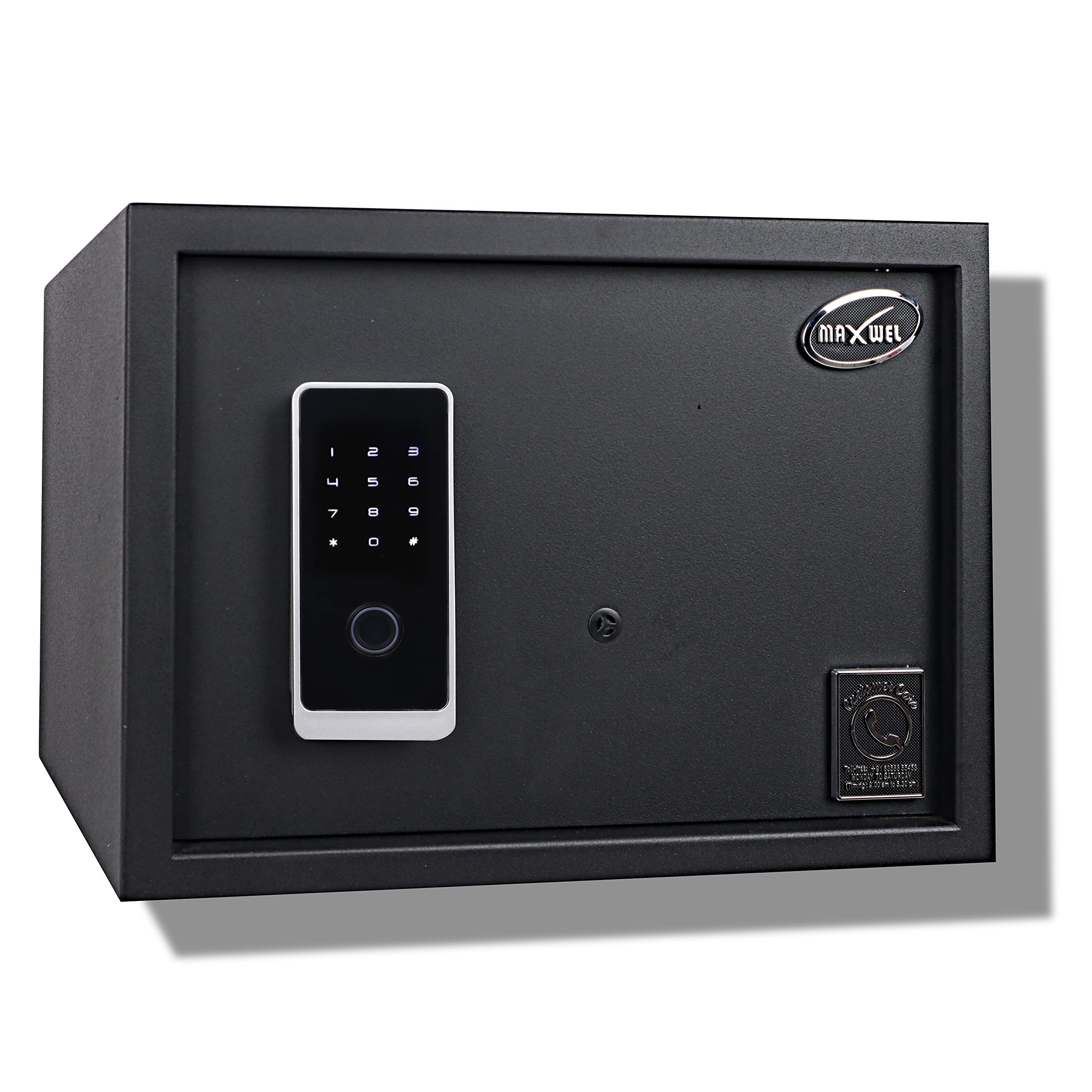 Maxwel Biometric Safe - Fingerprint & Key Access -3 Maxwel Biometric Safe - Fingerprint & Key Access -3