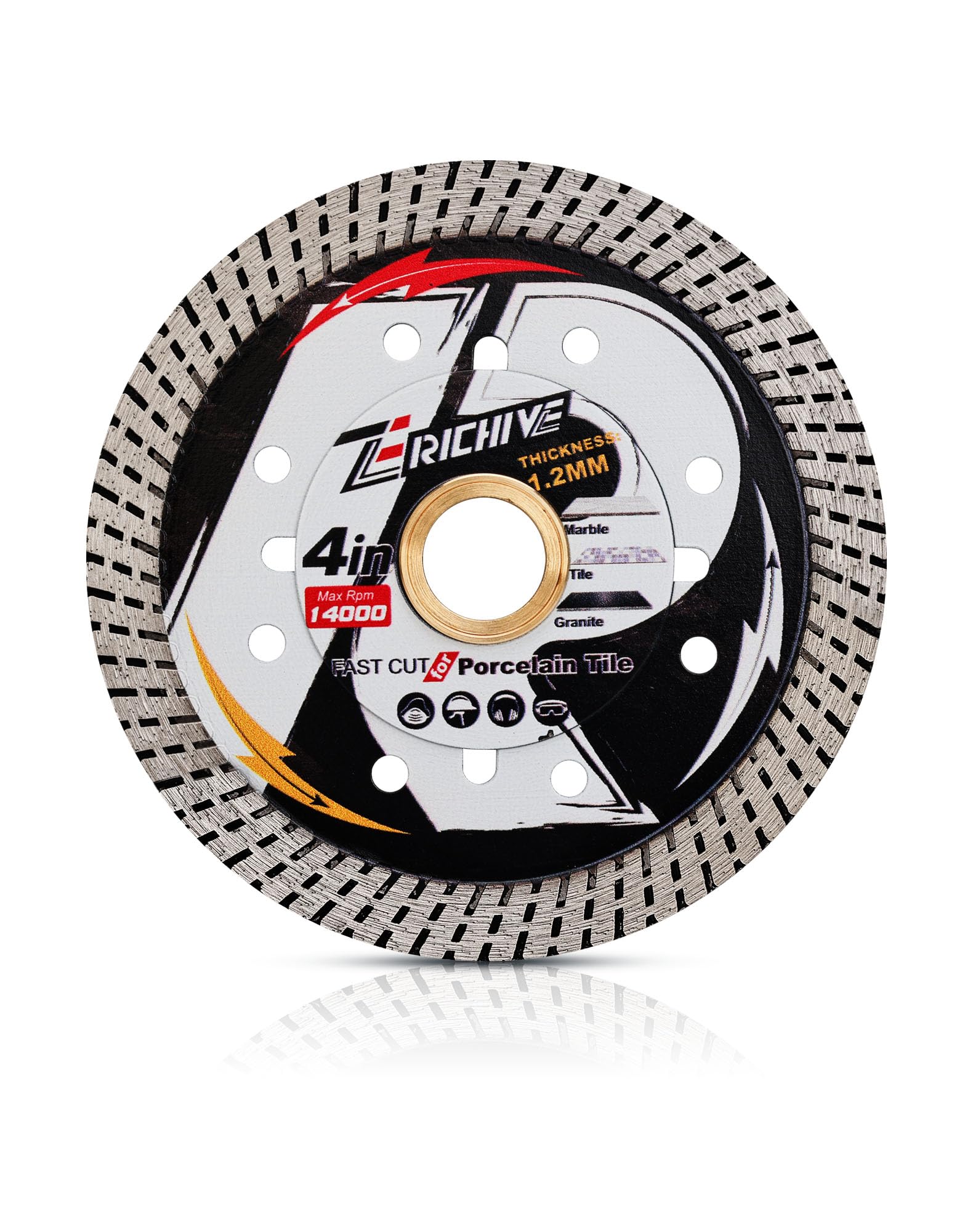 Super Thin Diamond Tile Blade 105mm,Ceramic Diamond Cutting Discs for Smooth Cutting Hard Tile,Ceramic,Marble,Granite,Porcelain