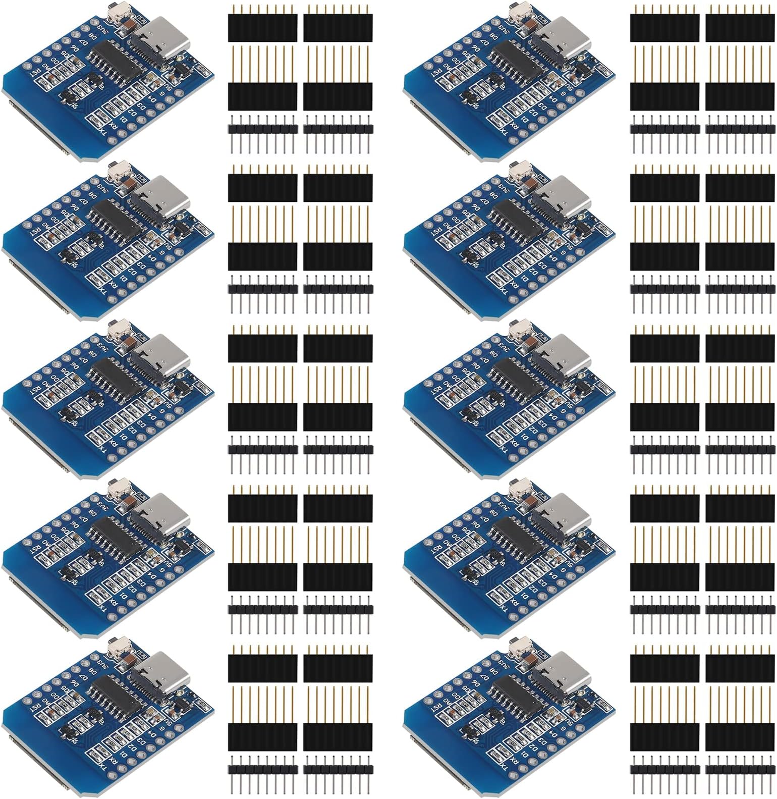 Amazon.com: Type-C ESP8266 ESP-12 ESP-12F NodeMcu Mini D1 Module WeMos ...