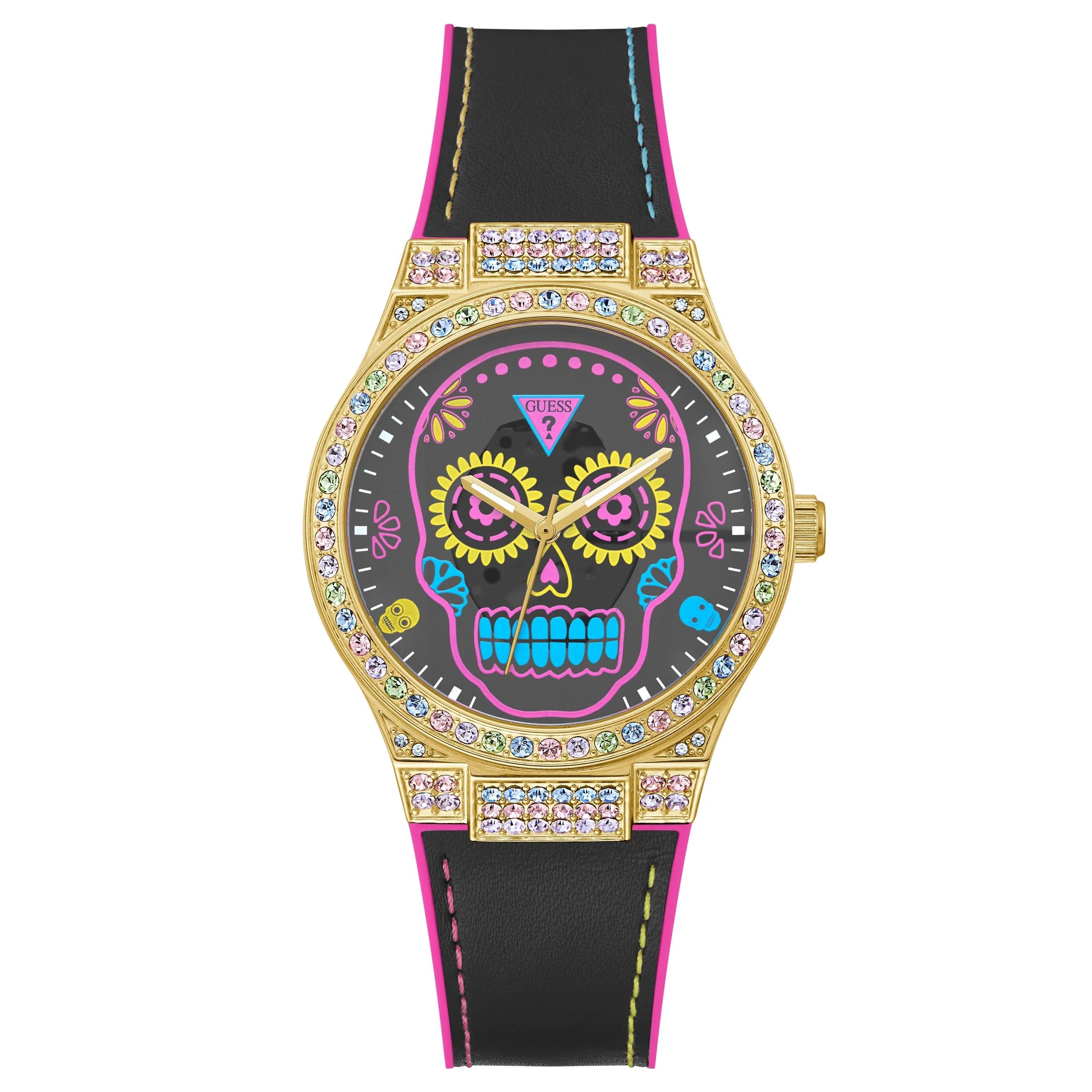GUESS Reloj Analógico para Mujeres de Cuarzo con Correa en Silicona GW0505L1