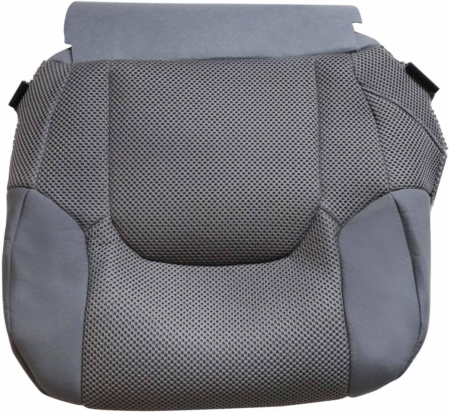 Driver Bottom Cloth Seat Cover Gray Compatible with Nissan Frontier 2005 2006 2007 2008 2009 2010 2011 2012 2013 2014 2015 2016 2017 2018 2019