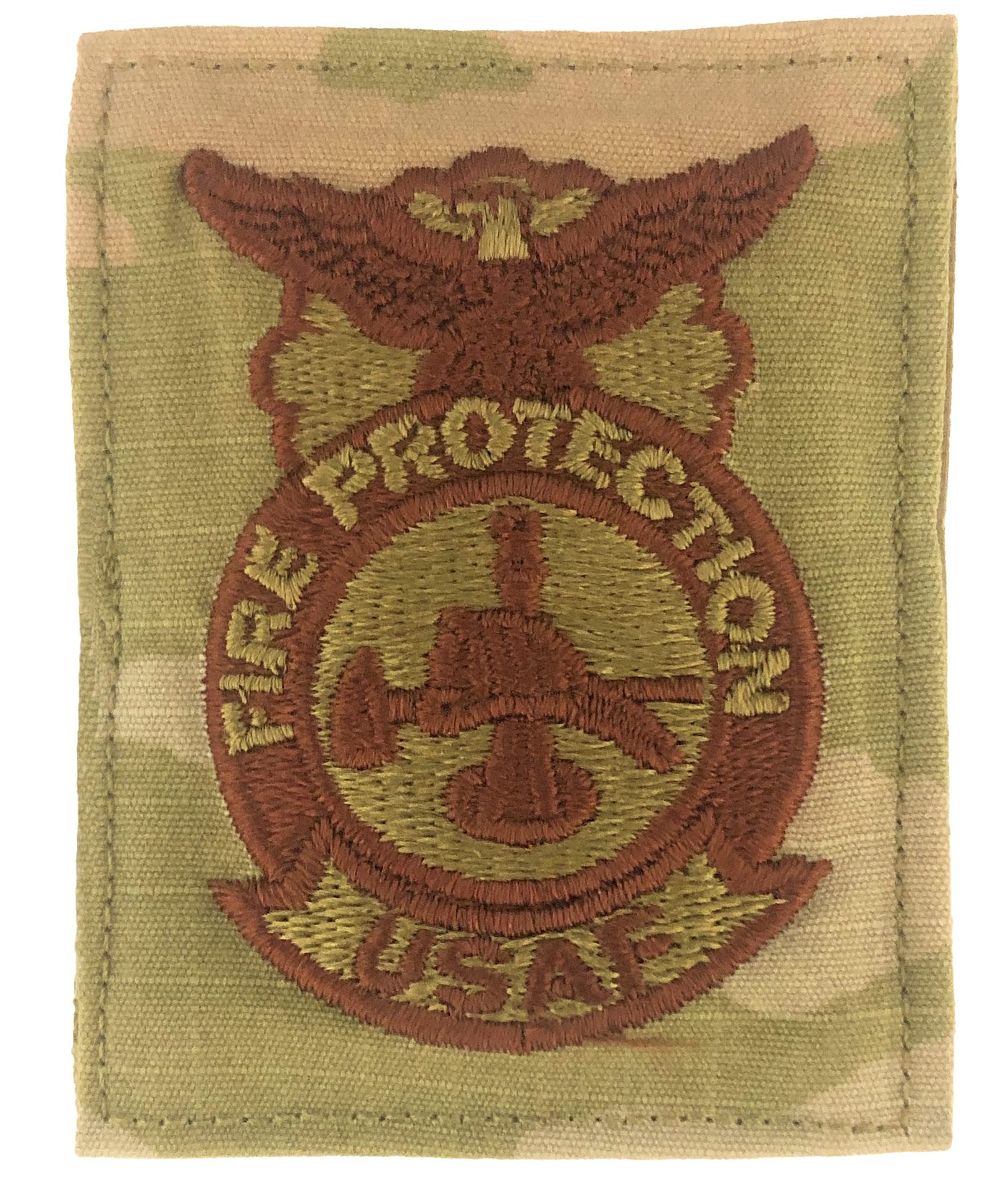 Insignia Depot US Air Force Fire Protection OCP Spice Brown W/Hook (EA)
