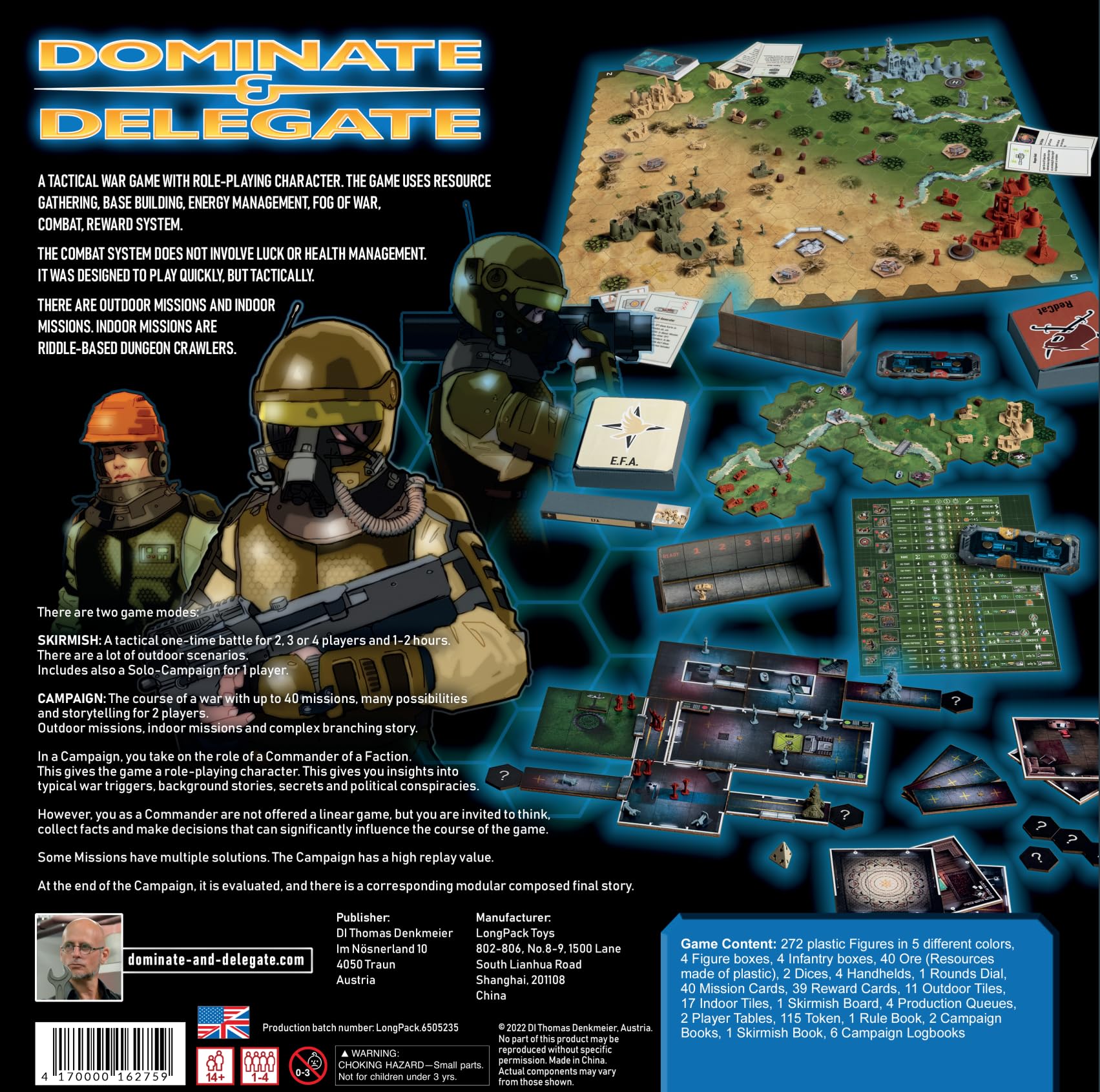 Dominate & Delegate - gra planszowa inspirowana Command&Conquer (wydanie angielskie)