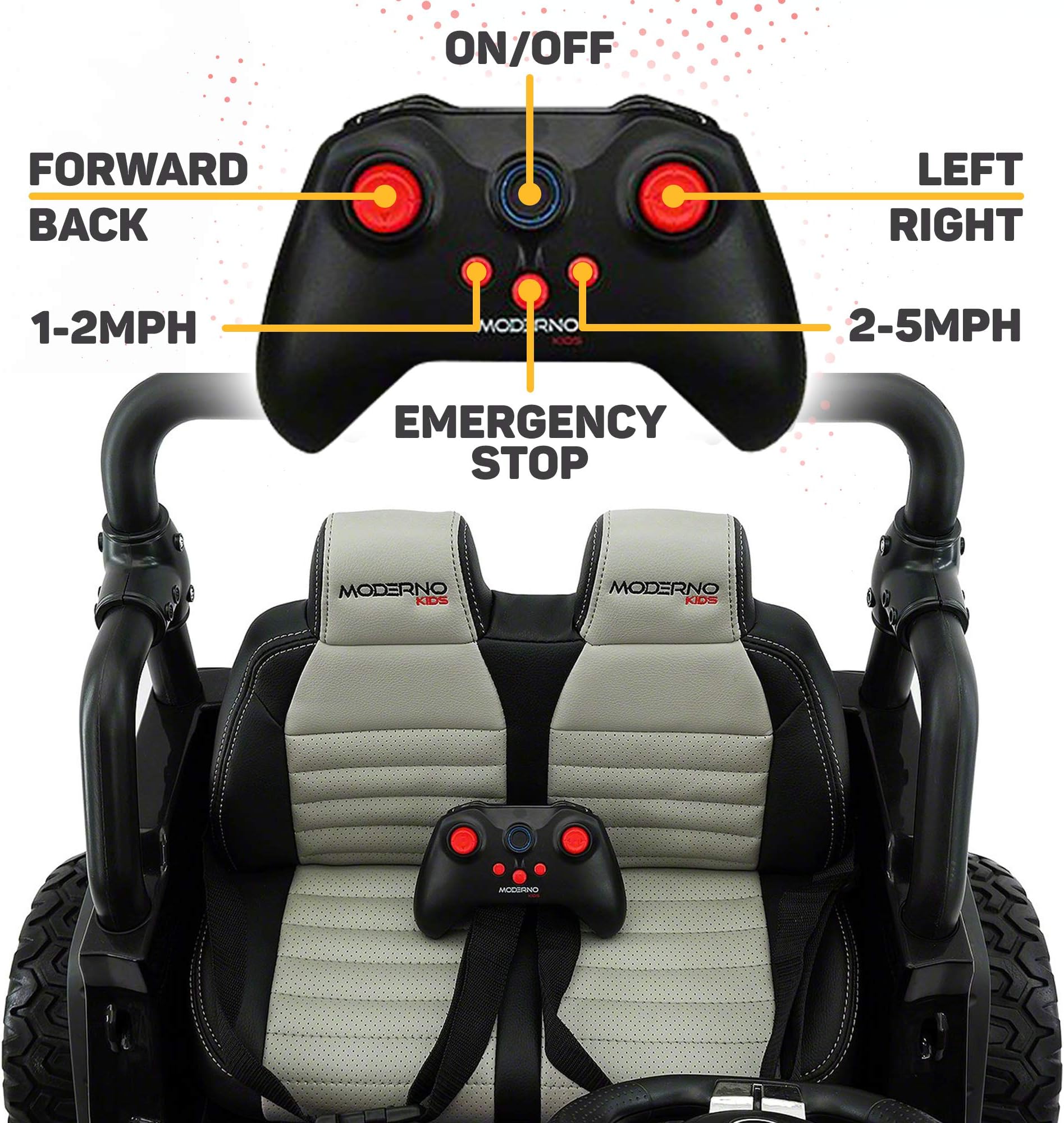 children's electric car two seats