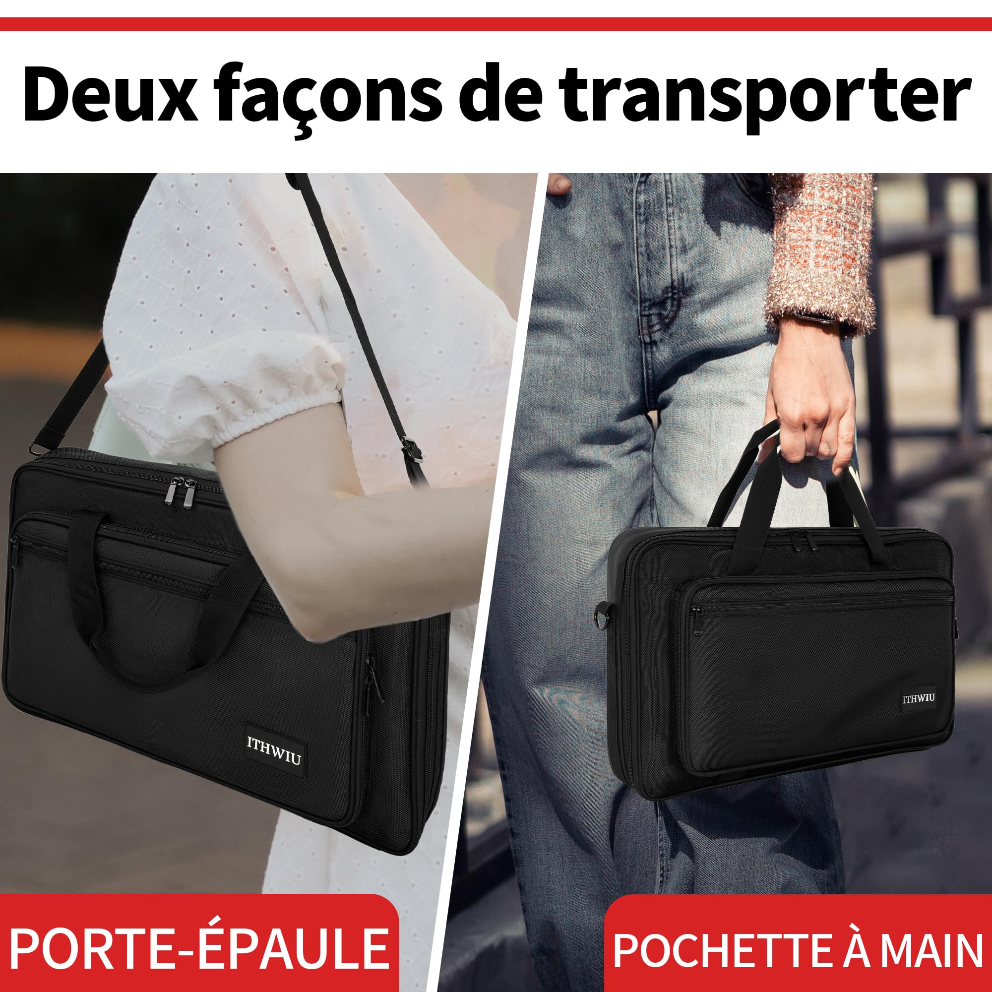 Étui de Contrôleur DJ, Sac de Transport pour Contrôleur Pioneer DDJ REV1/SR/SR2/RR, Hercules DJ Inpulse 500, Numark Platinum FX, NI Traktor Kontrol S4 MK3, Akai MPK225, 41x26x6.5CM