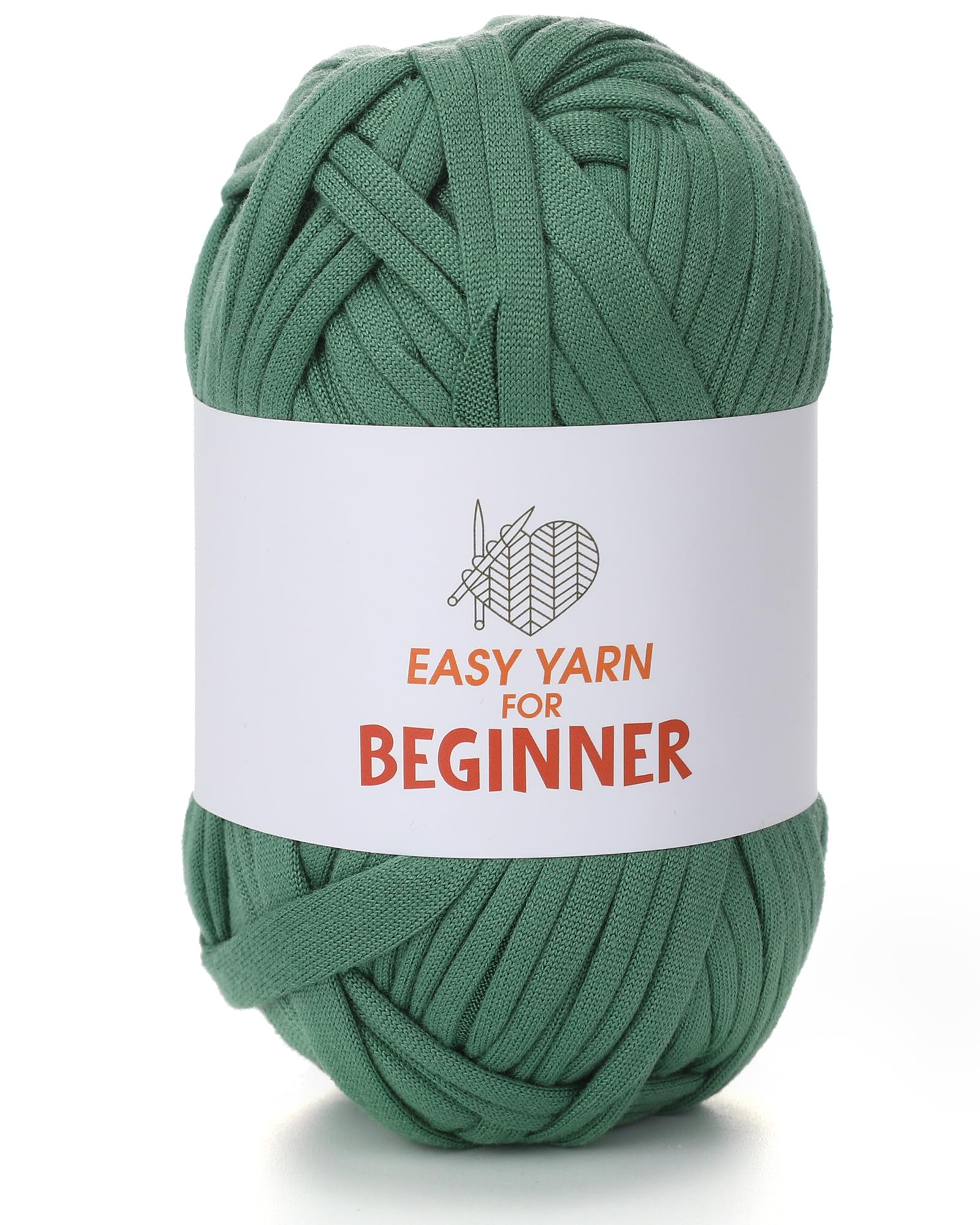 T-Shirt Yarn for Crocheting & Knitting - Chunky Thick Yarn for Bags, Blankets, Cushions, Slippers & More - 100g (3.5oz), DIY Handmade Knitting Gift