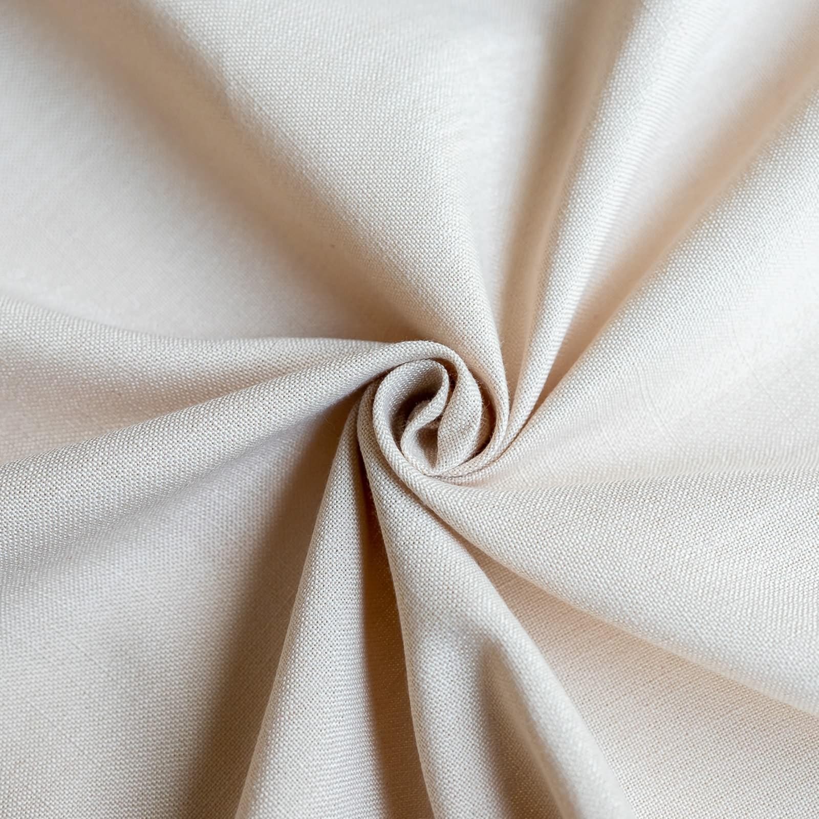 Tovaglia in cotone e lino con nappe, impermeabile e antimacchia, perfetta per uso esterno e interno, elegante colore beige, 160 cm, copertura quadrata per tavolo da pranzo