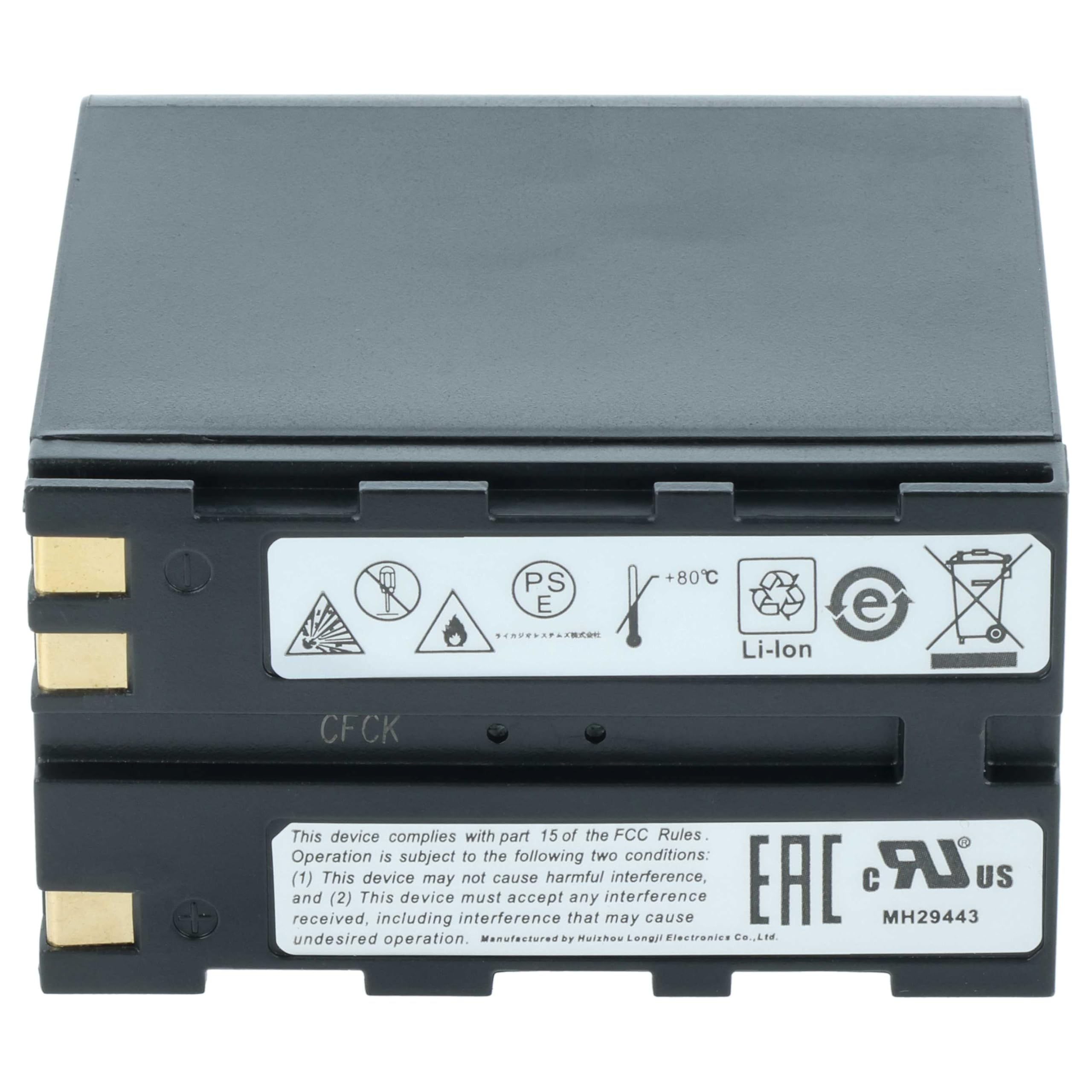 vhbw batteria sostituisce Leica GEB241, 793975, GEB242, 10686 per dispositivo di misurazione (5800mAh, 14,8V, Li-Ion)