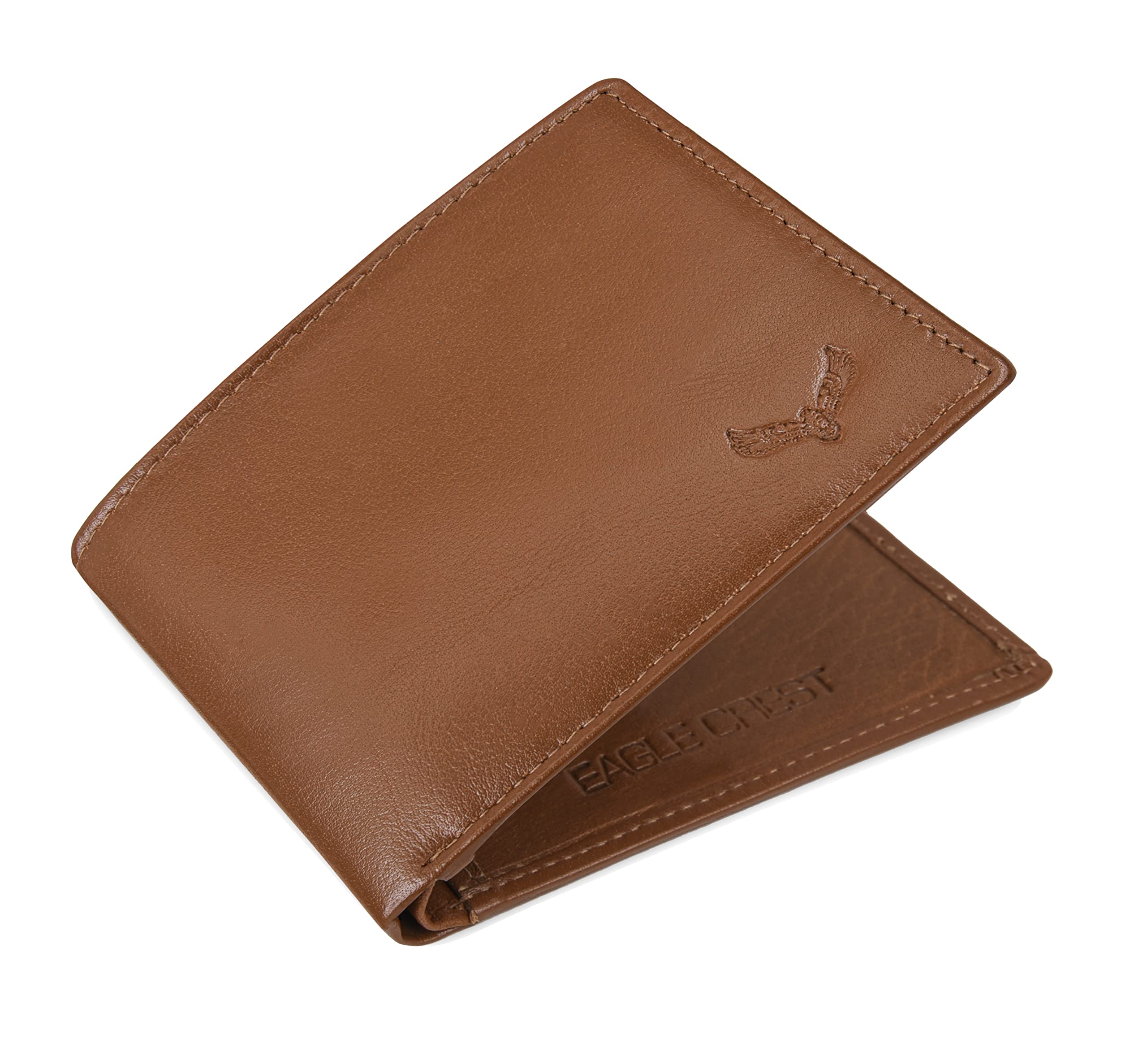 Eagle Crest Clark Cognac Leather Wallet for Men