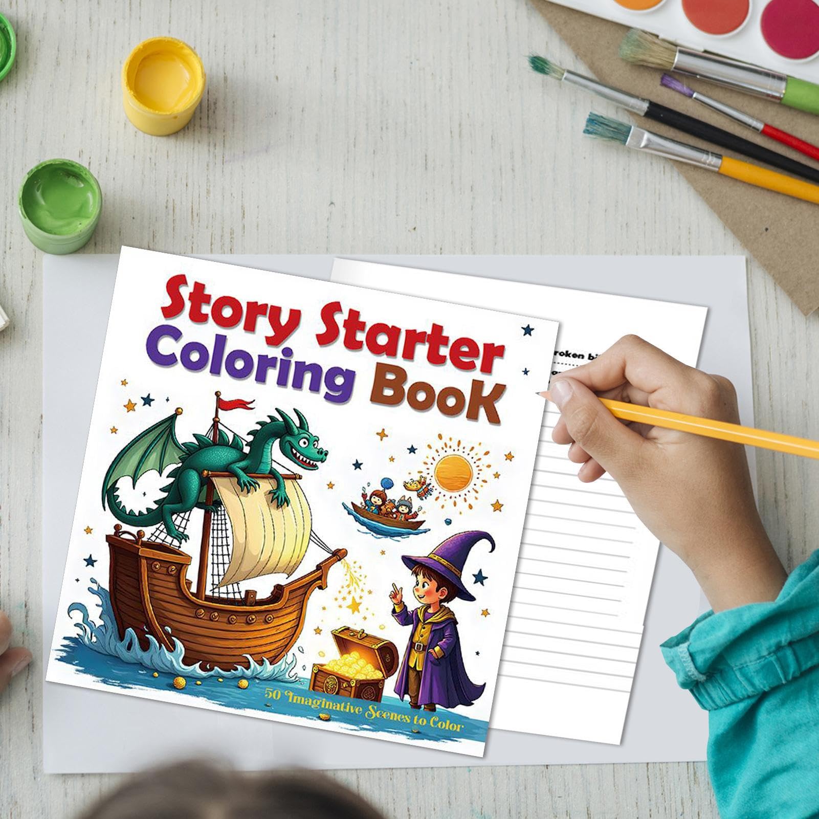 Libro Da Colorare Album Da Colorare Con Disegni Cartoni Animati Linee | Pagine Da Disegno Per Relax Antistress Ragazzi Bambini Viaggio