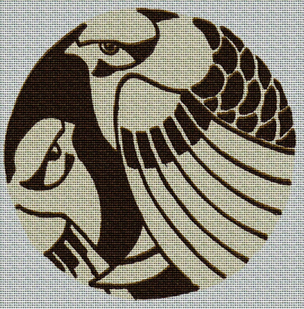 Art Needlepoint Bird Coaster Needlepoint Kit Set of Two